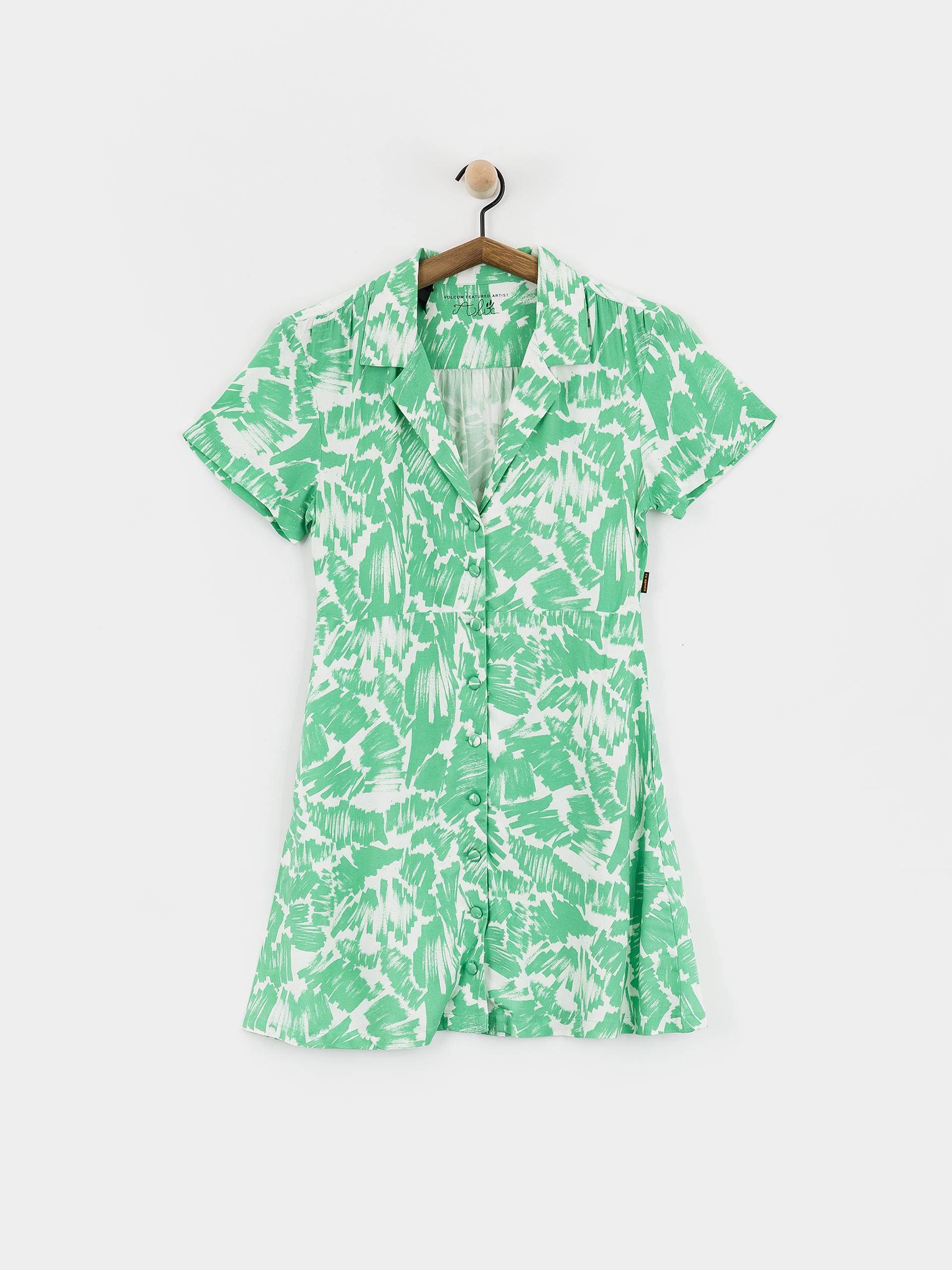 Šaty Volcom Fa Alix Shirt Wmn (jade)