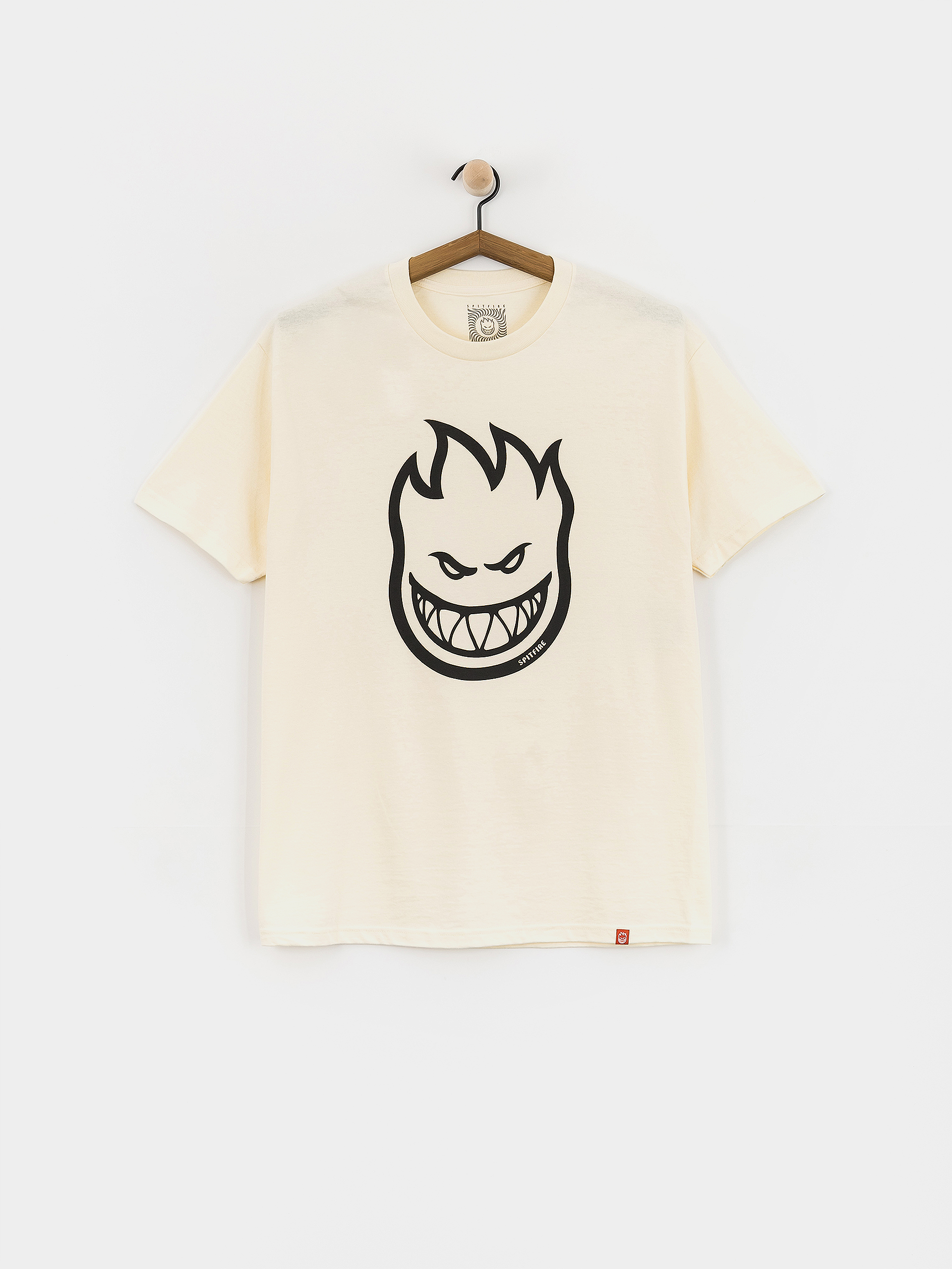 Tričko Spitfire Bighead (cream w/black print)