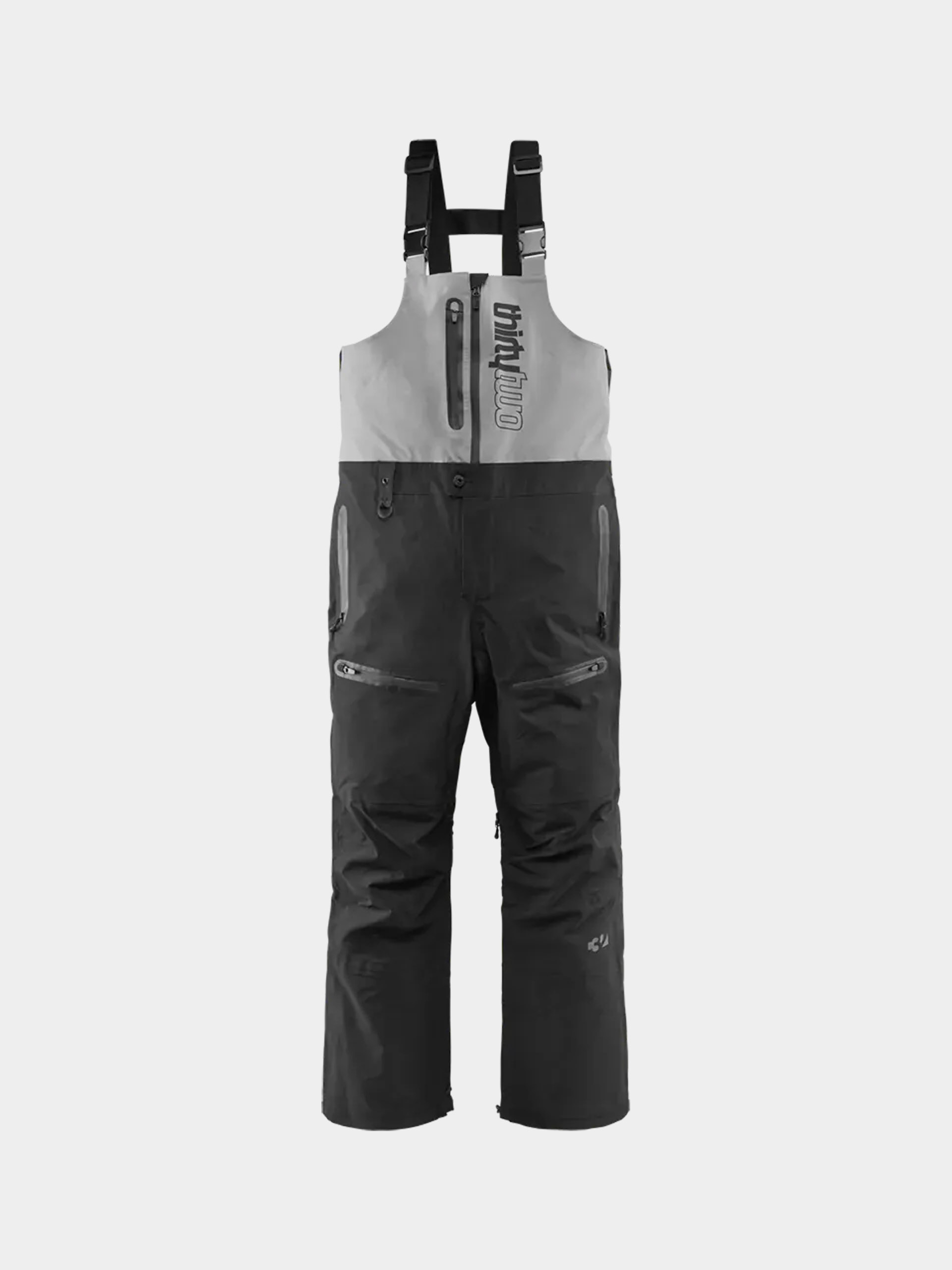 Pánské Snowboardové kalhoty  ThirtyTwo Tm 3 Recycled Bib (black/grey)