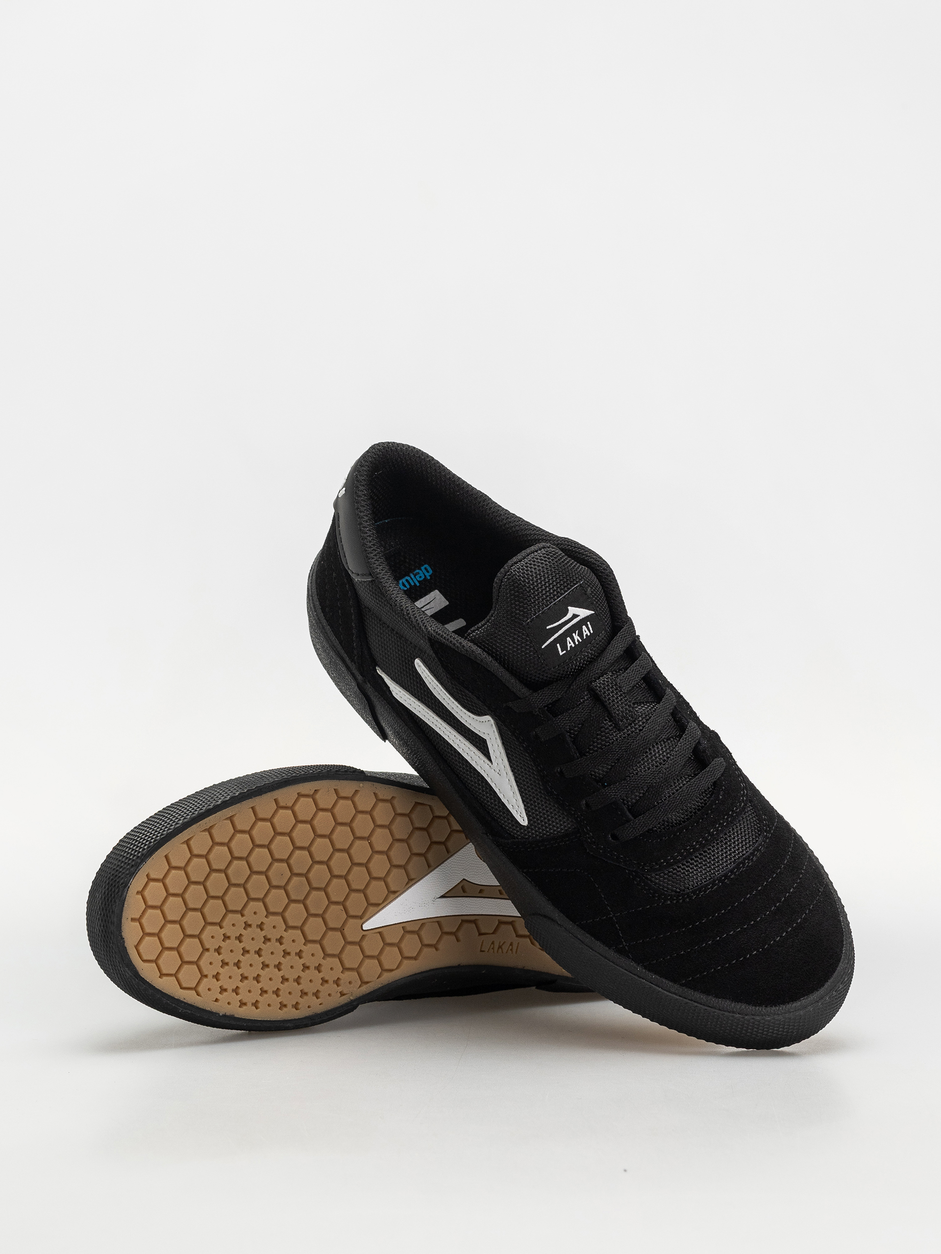 Boty Lakai Cambridge (black/black white suede)