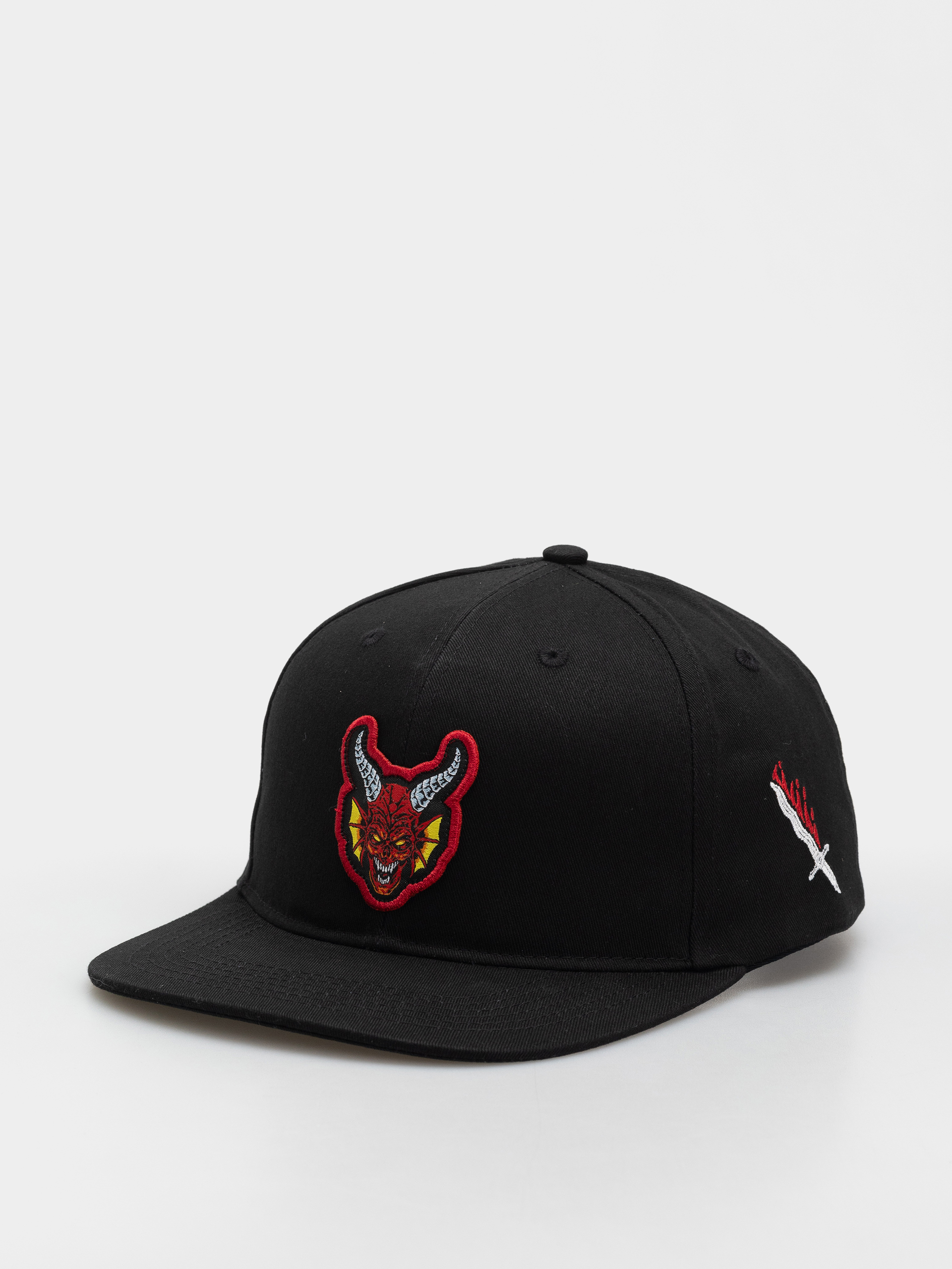 Kšiltovka  Santa Cruz X Stranger Things Hellfire Club Snapback Structured Hat (black)