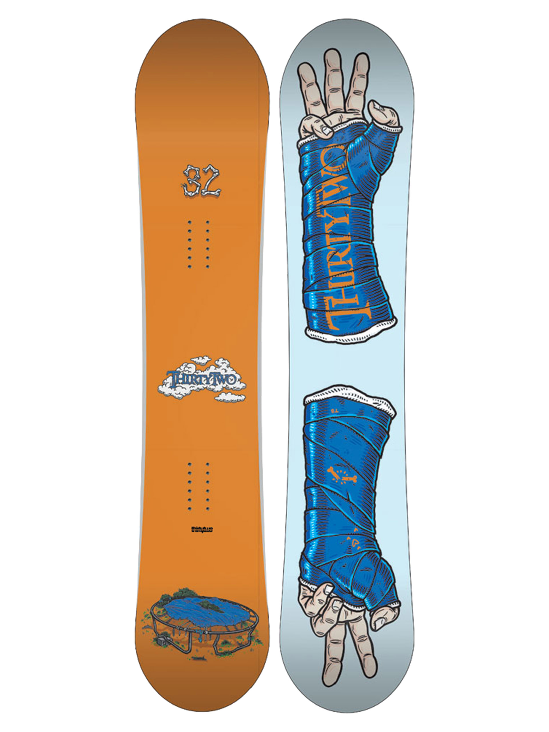Pánská Snowboard ThirtyTwo Middle Earth Pro Limited Edition (orange)