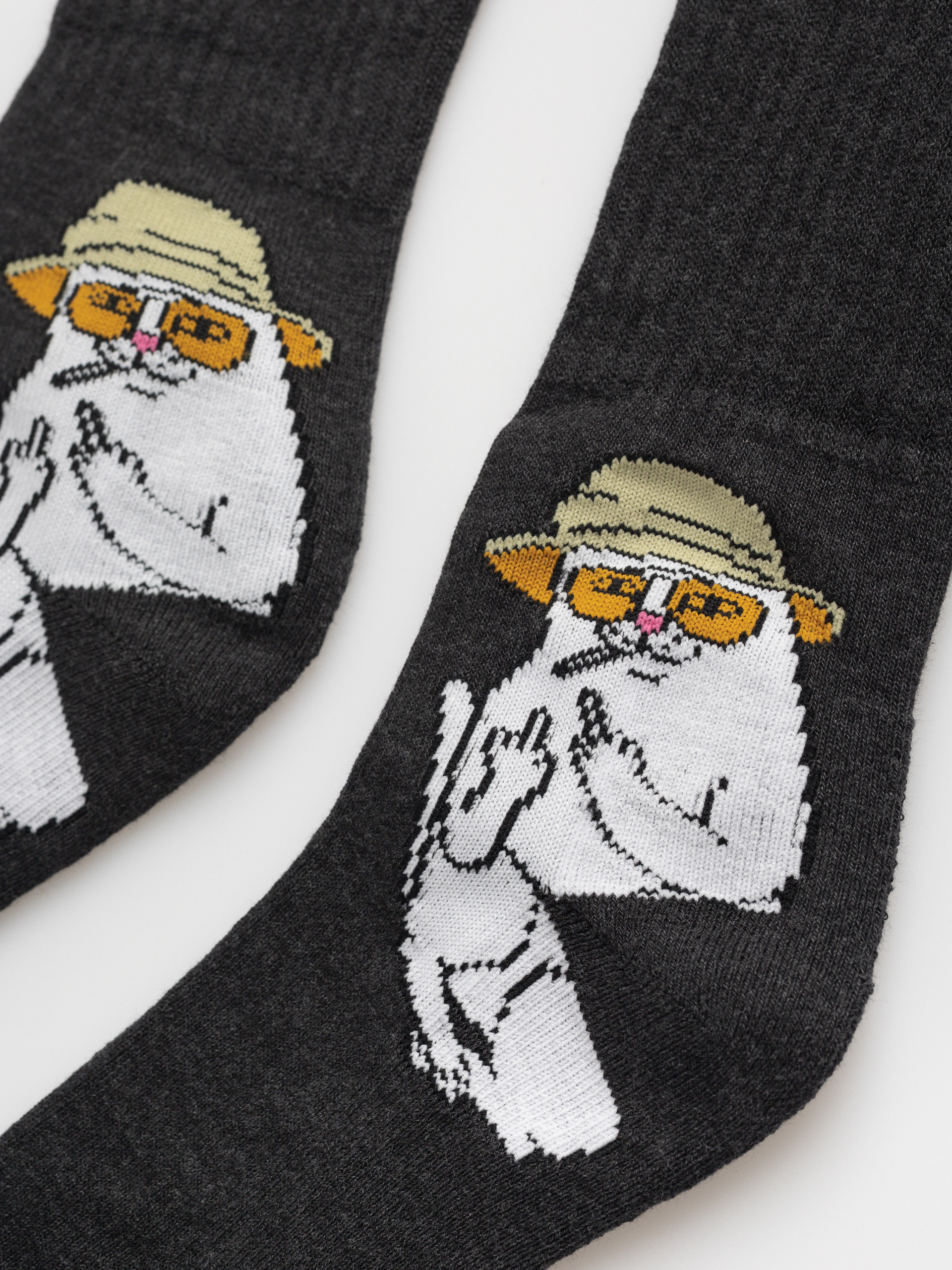 Ponožky RipNDip Nermal S Thompson (black heather)