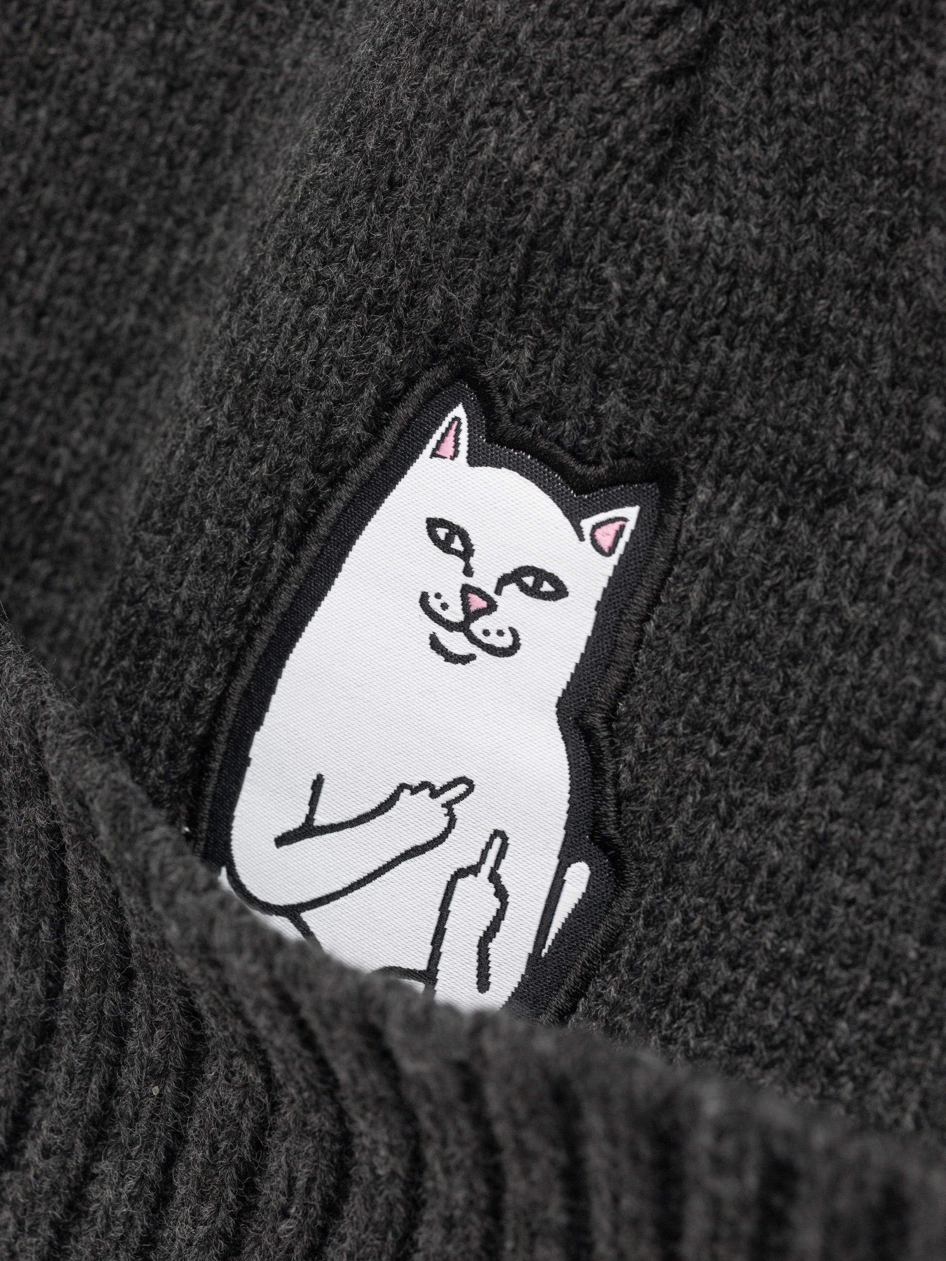 Čepice RipNDip Lord Nermal (black heather)
