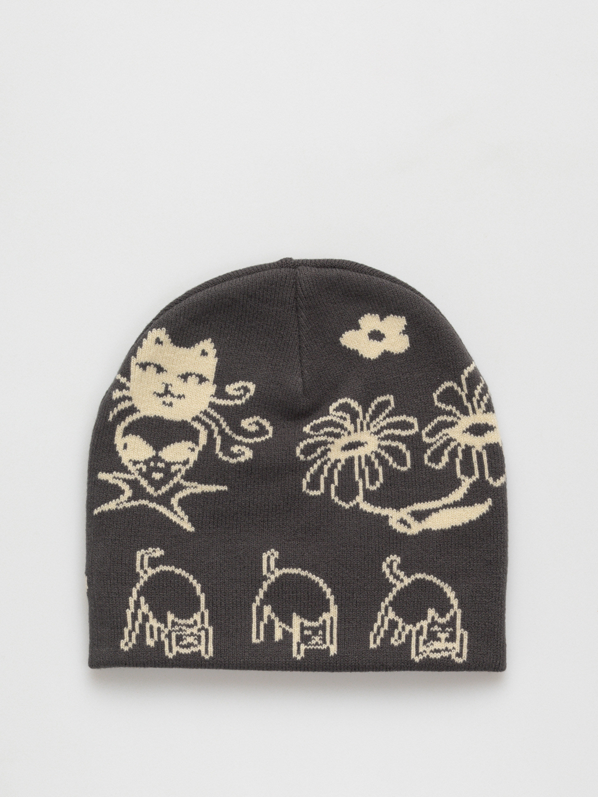 Čepice RipNDip Blonded Skull (charcoal)