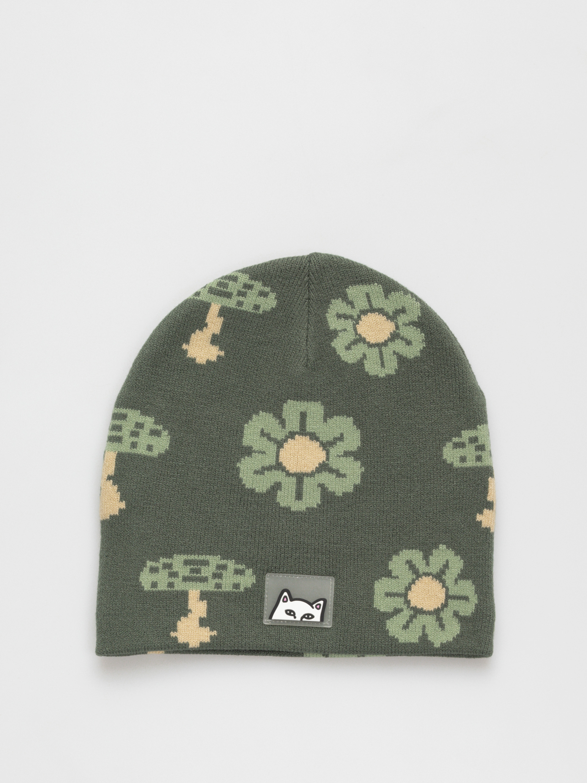 Čepice RipNDip Out Of This World Skull (sage green)