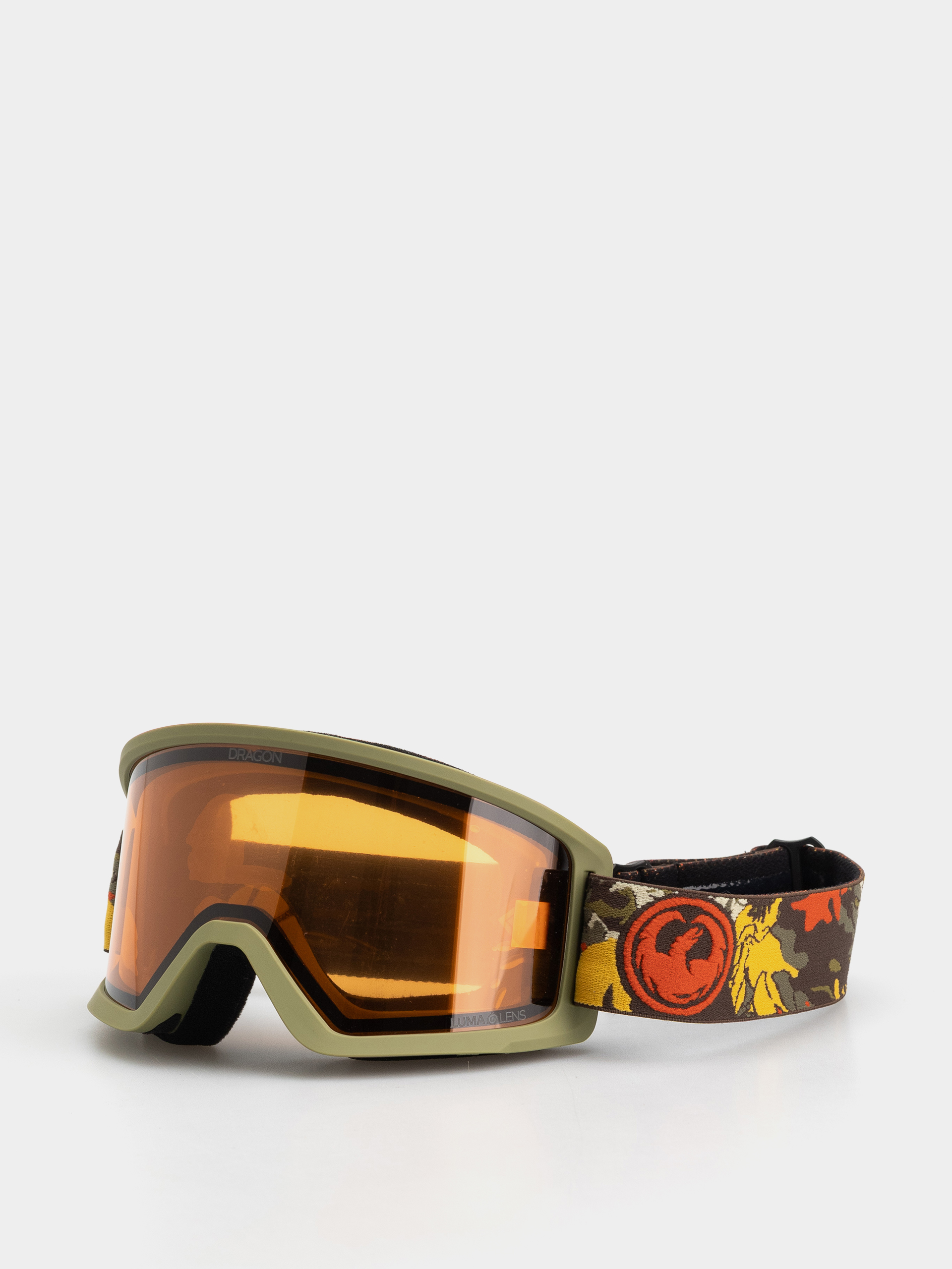 Brýle na snowboard Dragon DX3 OTG (leafycamo/lumalens amber)
