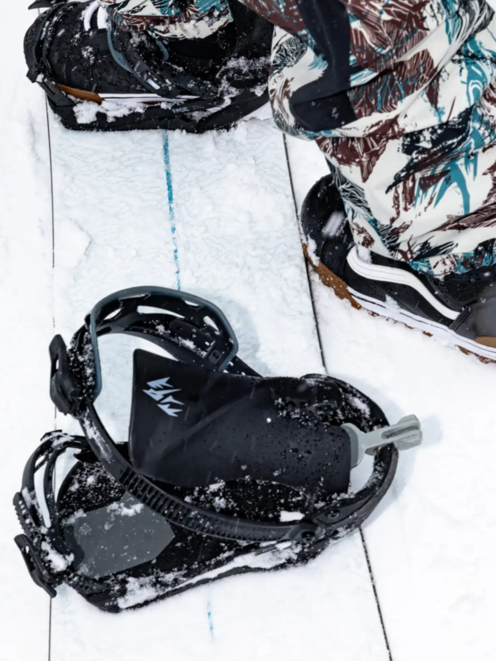 Pánské Snowboardové vázání Jones Snowboards Mercury FASE Art (lime art)