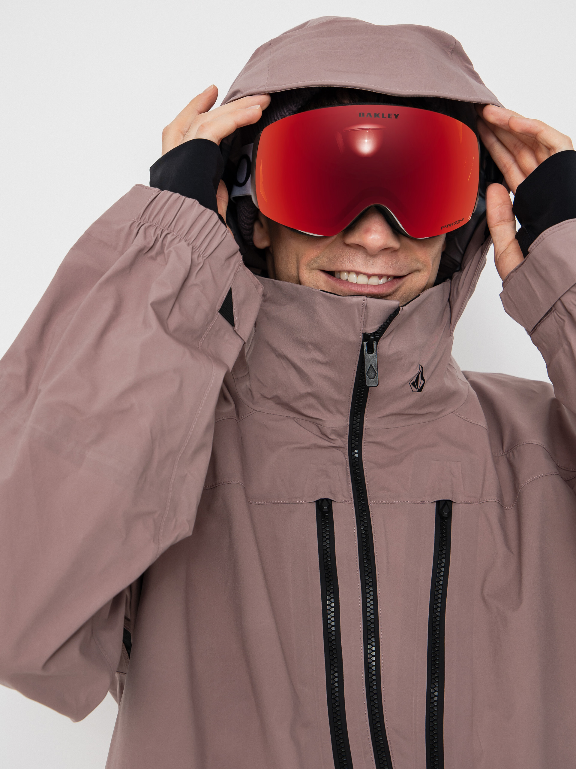 Pánská Snowboardová bunda Volcom Guch Stretch Gore (mauve)