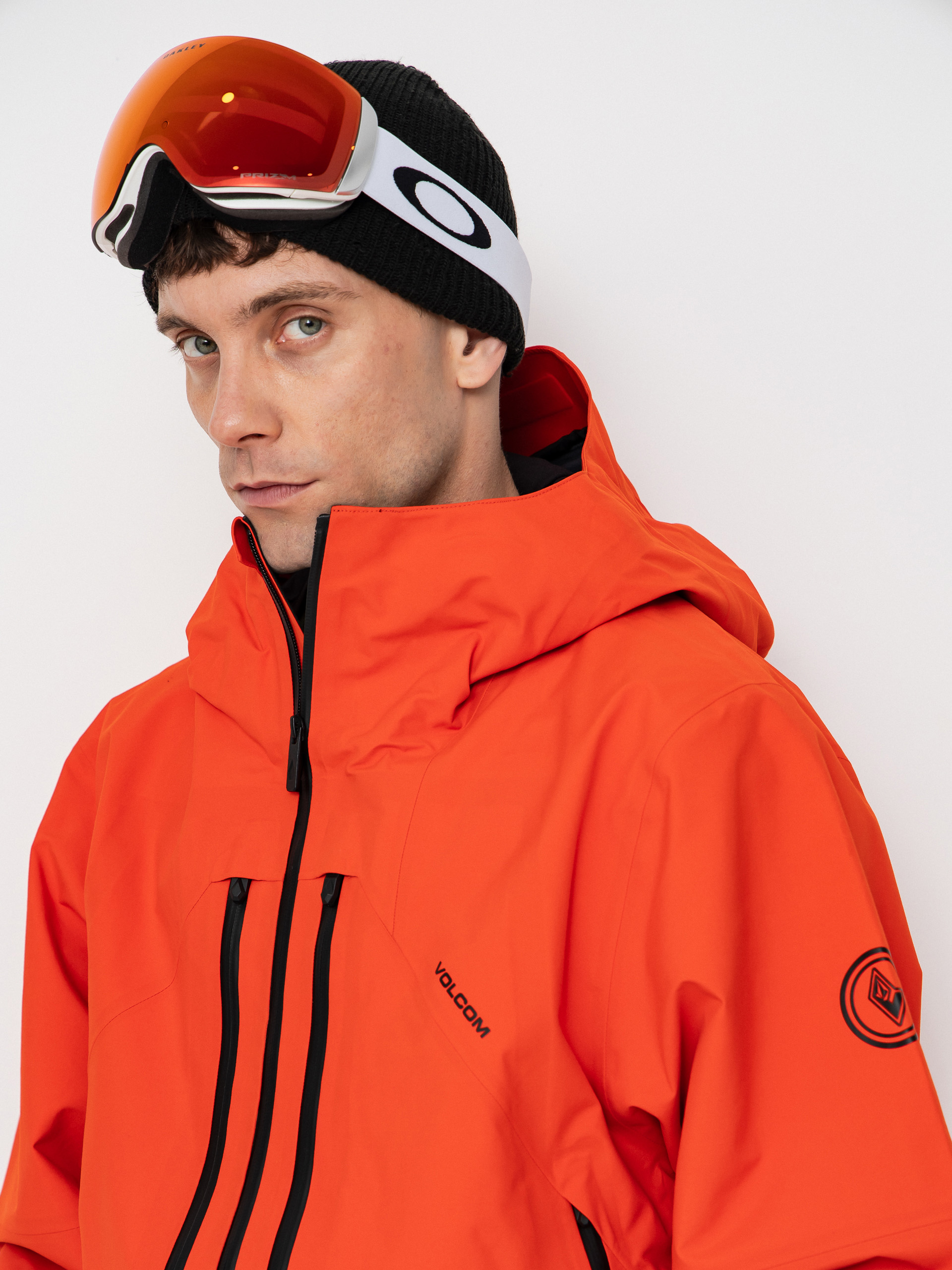 Pánská Snowboardová bunda Volcom Anyox Guide Gore Pro Shell (orange shock)