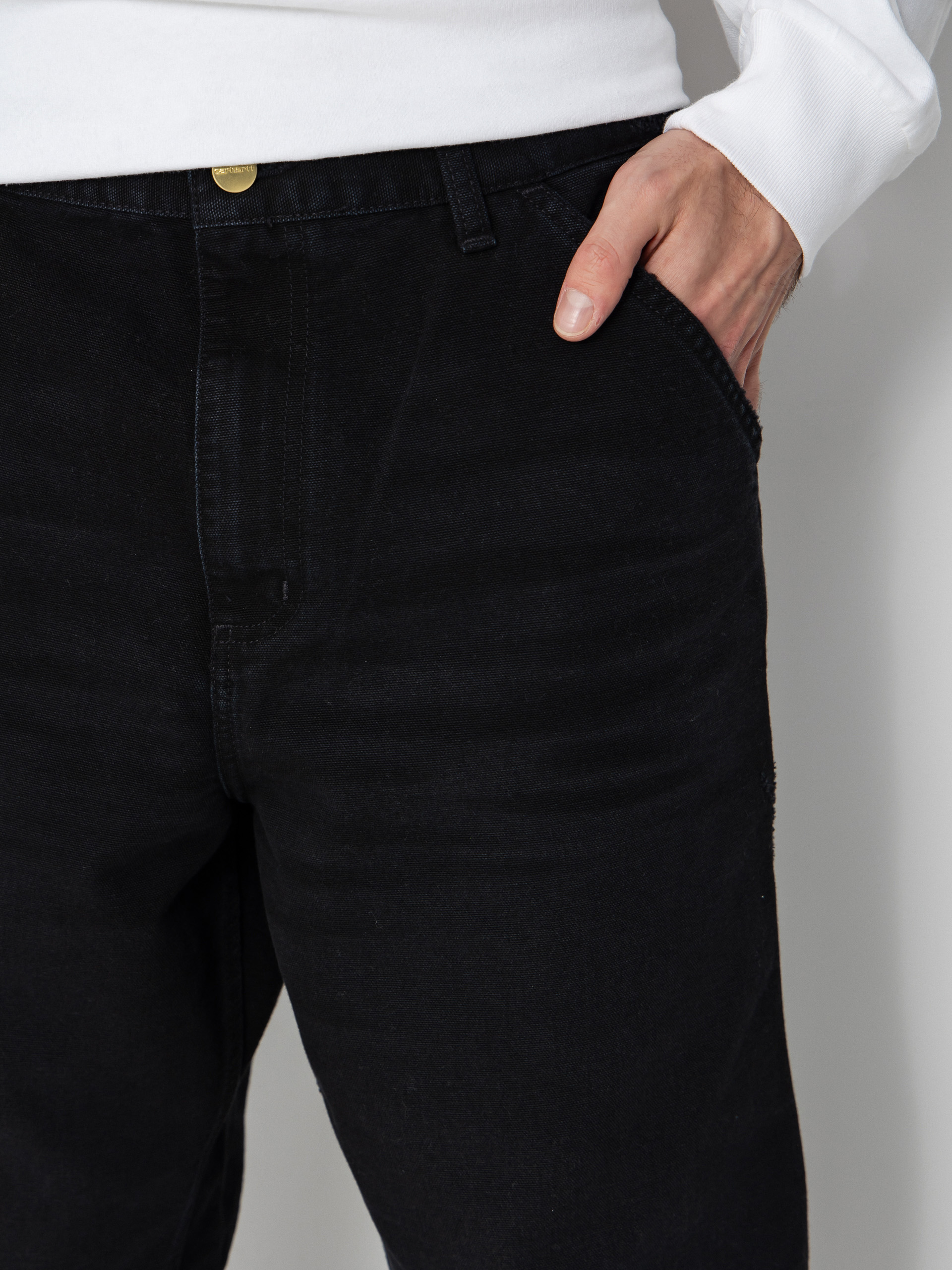 Kalhoty Carhartt WIP Single Knee (black)