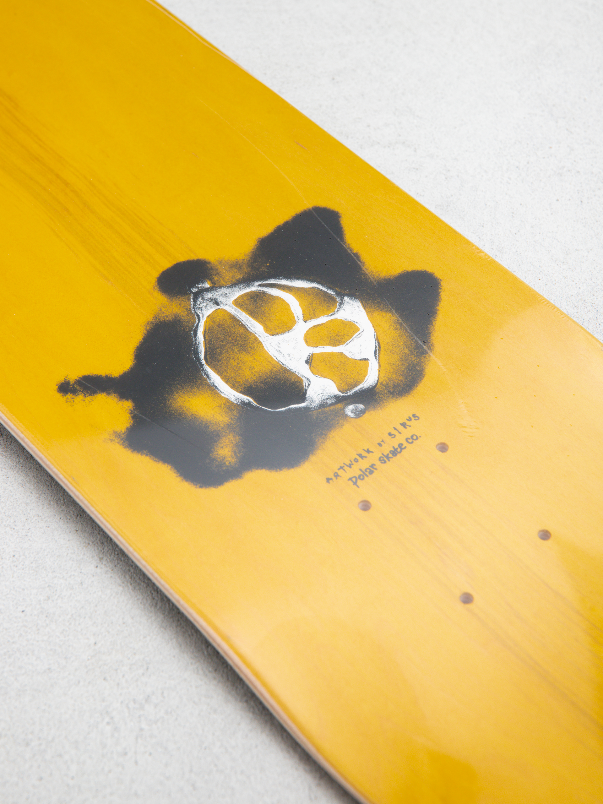 Deska Polar Skate Team Stroke Logo (black)