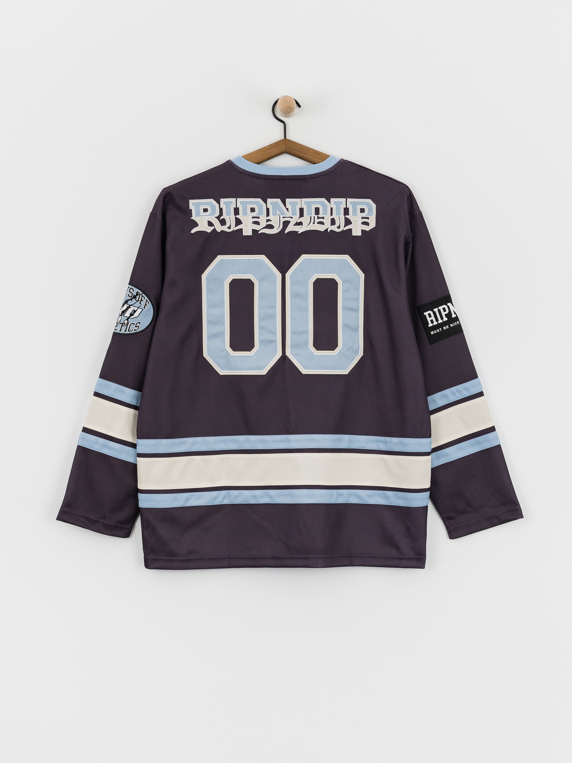 Tričko RipNDip No Days Off Hockey Jersey (plum)