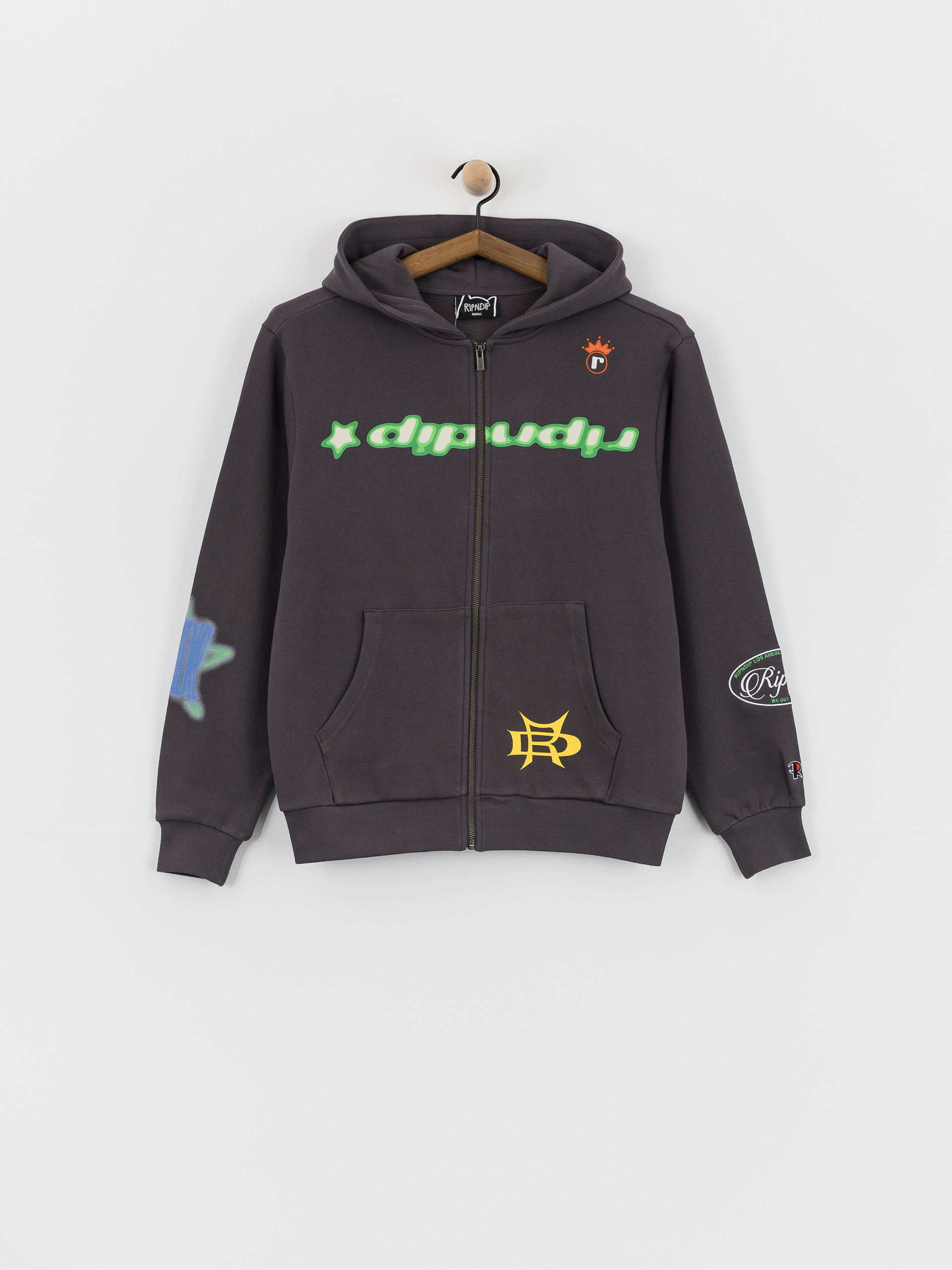 Mikina s kapucí RipNDip Allure Zip HD (black)
