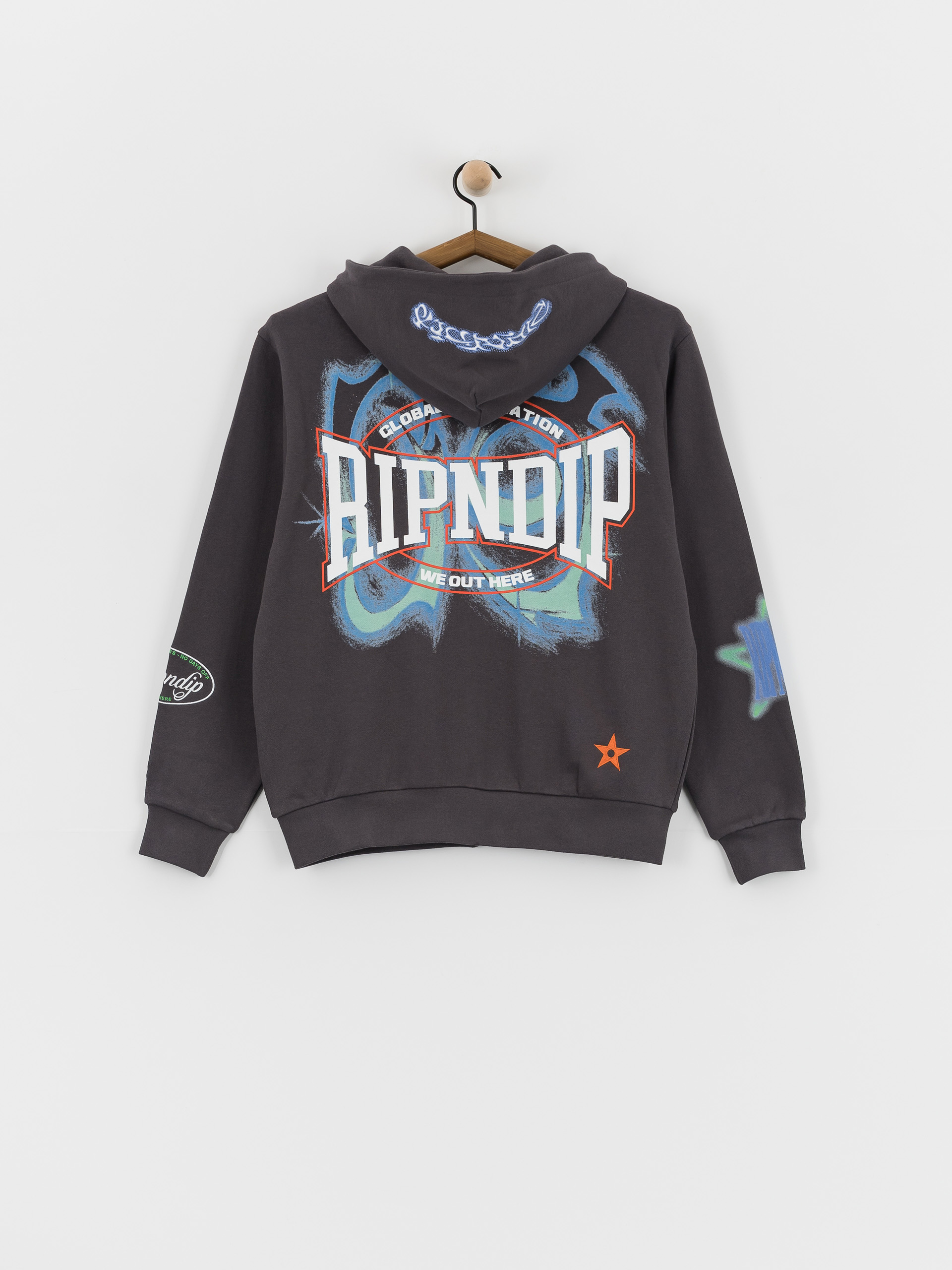 Mikina s kapucí RipNDip Allure Zip HD (black)