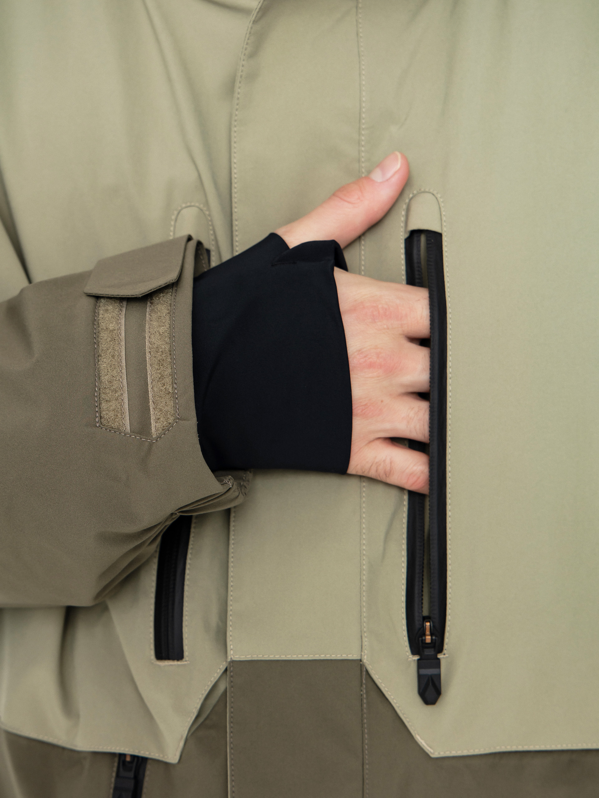 Pánská Snowboardová bunda Volcom Rnge Stretch 30K (moss green)