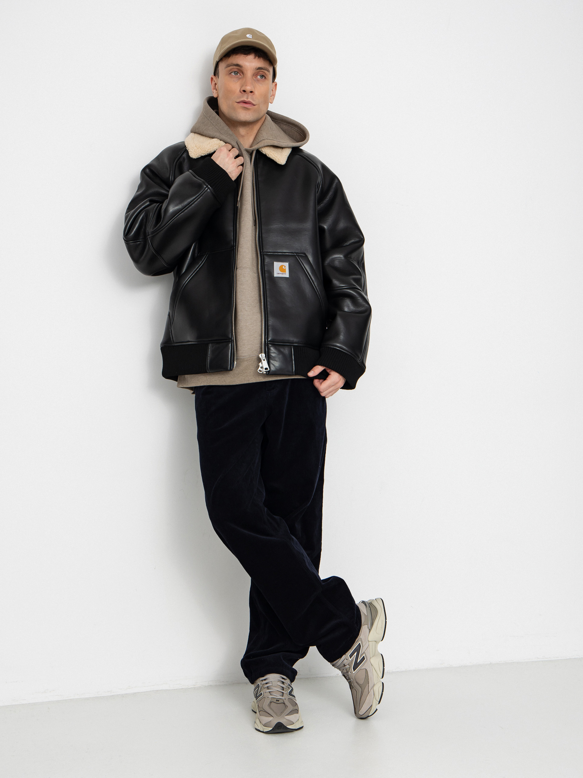 Bunda Carhartt WIP Shepton (black/natural)