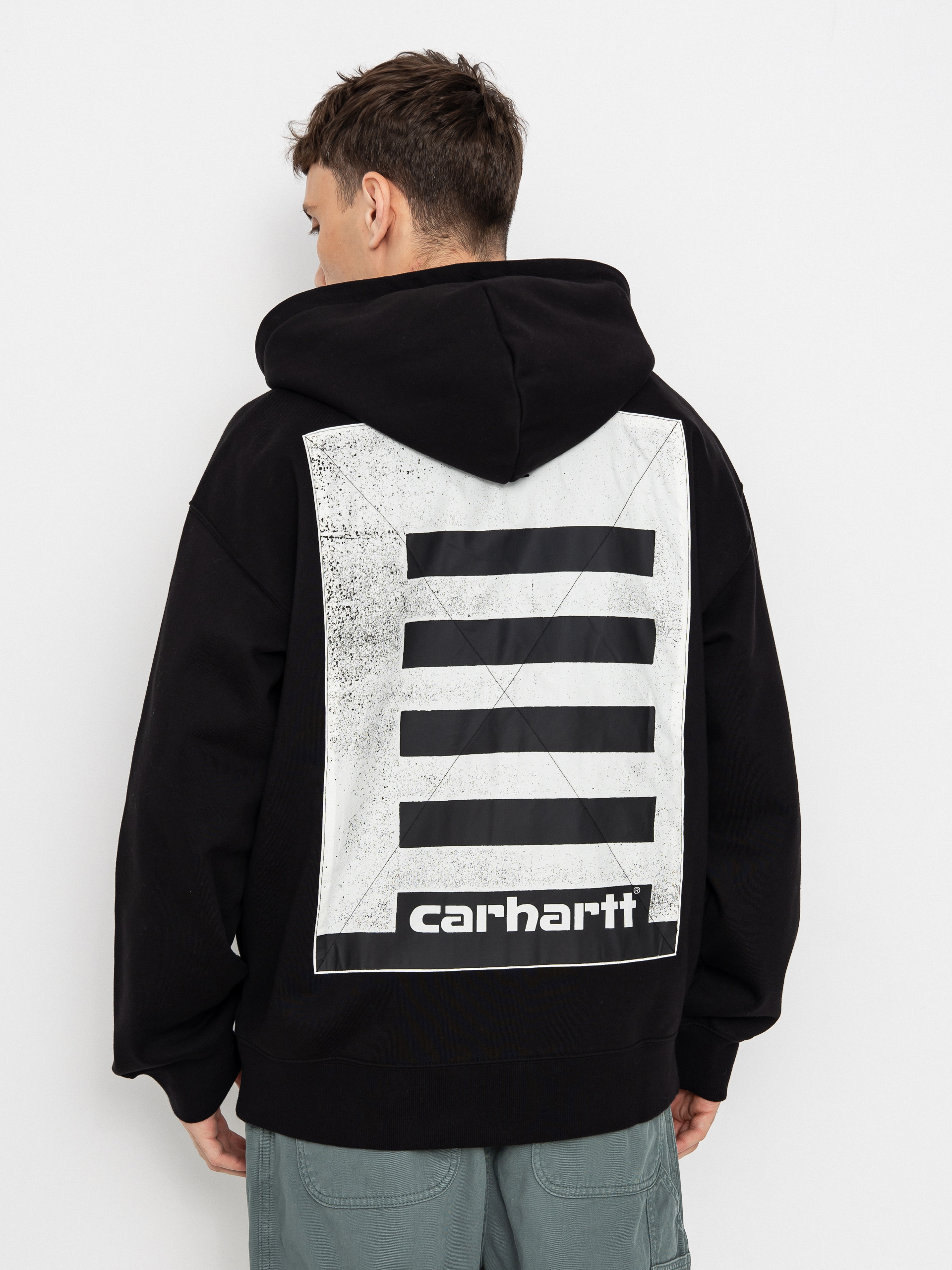 Mikina s kapucu00ed Carhartt WIP Archive Lines ZHD (black)