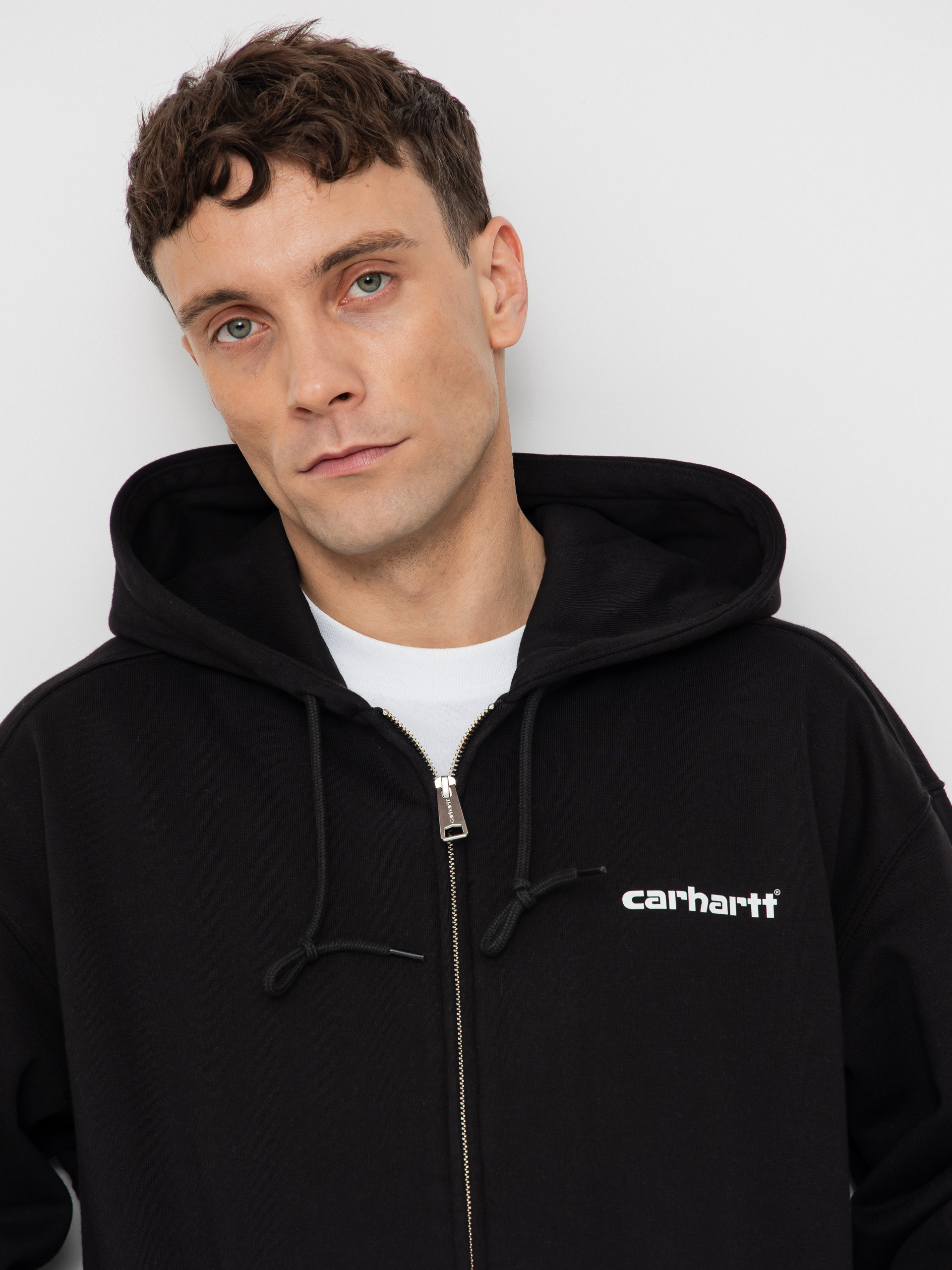 Mikina s kapucí Carhartt WIP Archive Lines ZHD (black)