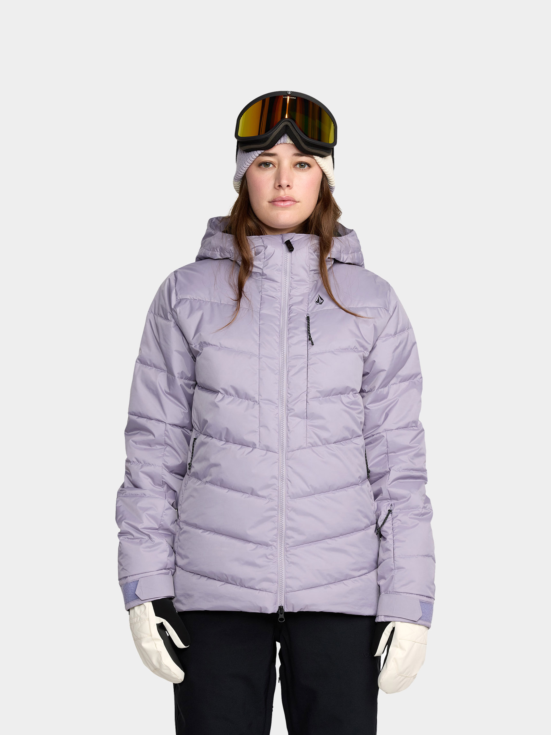 Dámská Snowboardová bunda Volcom Estes Puff (lavender aura)