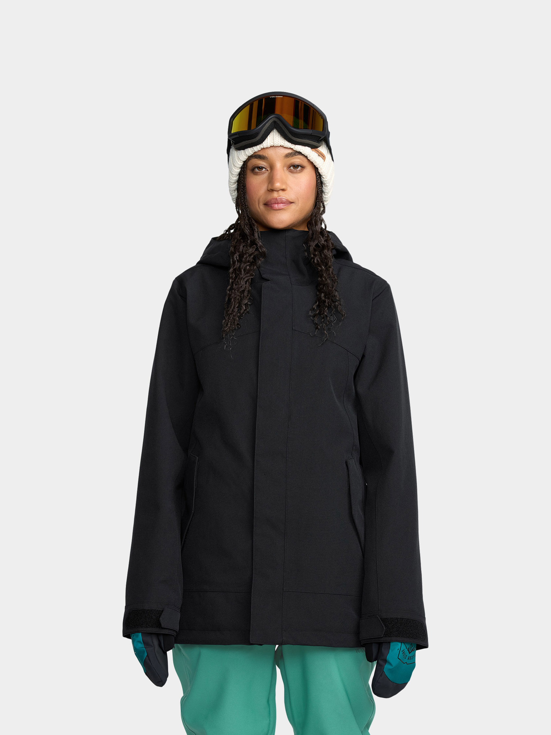Snowboardovu00e1 bunda Volcom Stoney Shadow Ins Wmn (black)
