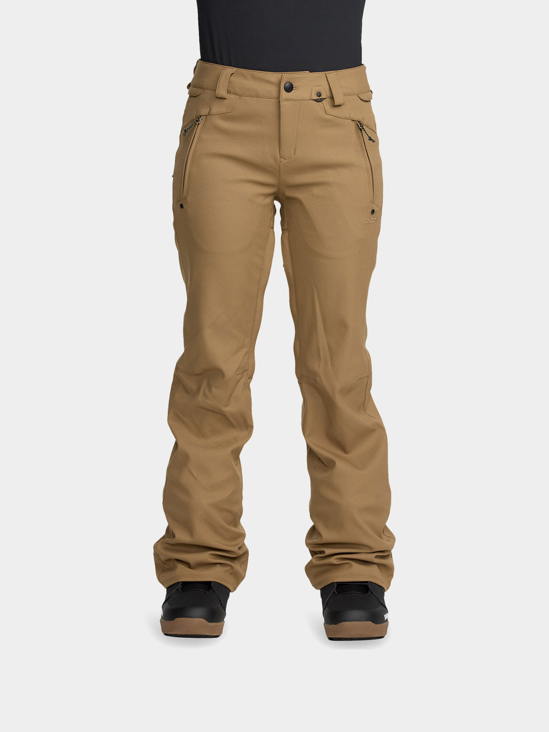 Snowboardovu00e9 kalhoty  Volcom Genus Stretch Wmn (bronze)