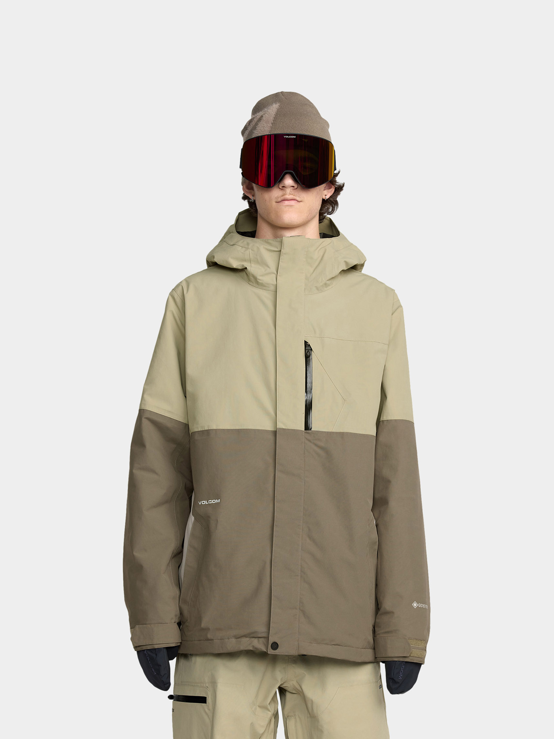 Pánská Snowboardová bunda Volcom L Gore Tex (moss green)