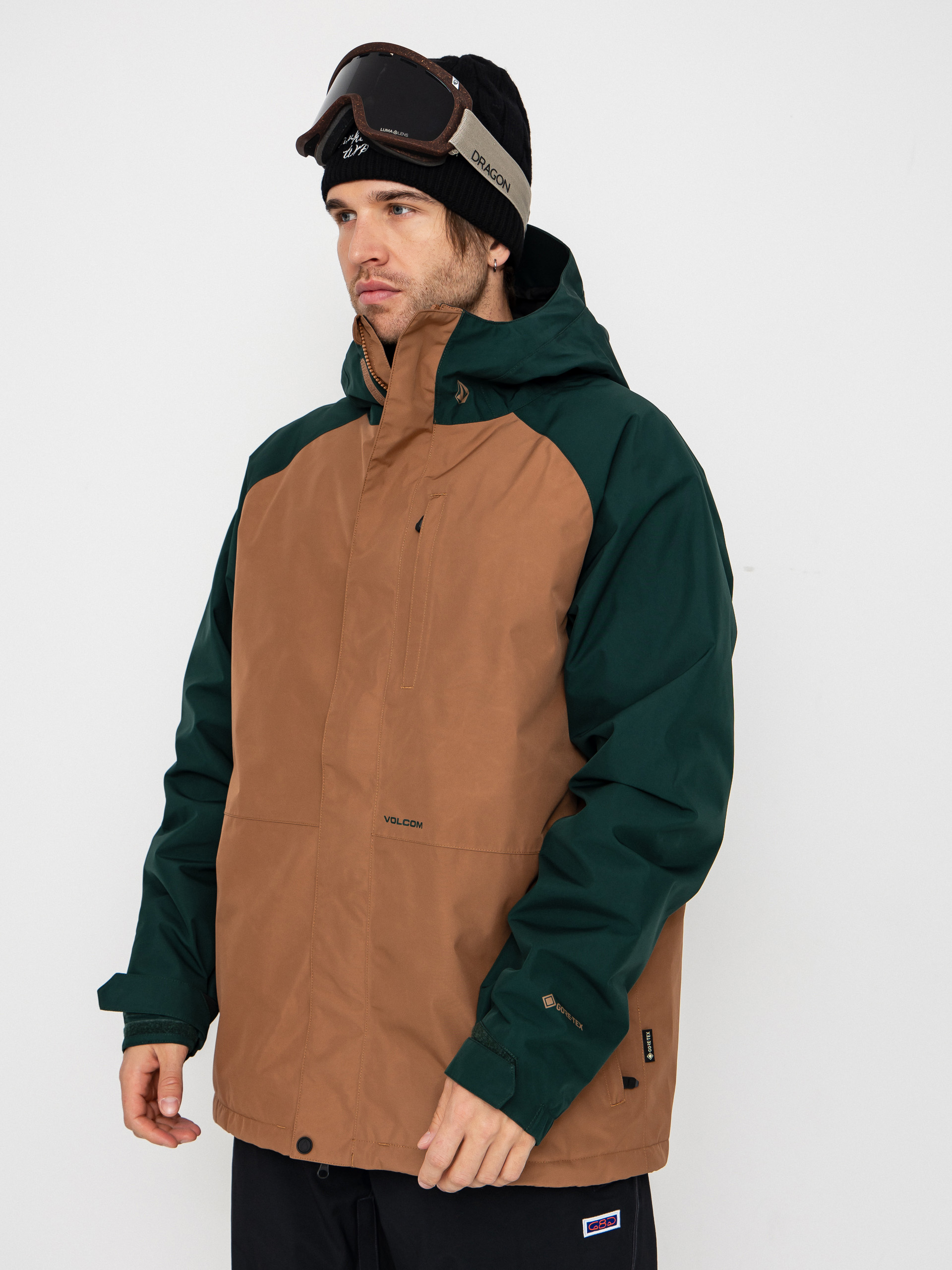Pánská Snowboardová bunda Volcom Dua Ins Gore Tex (terra brown)