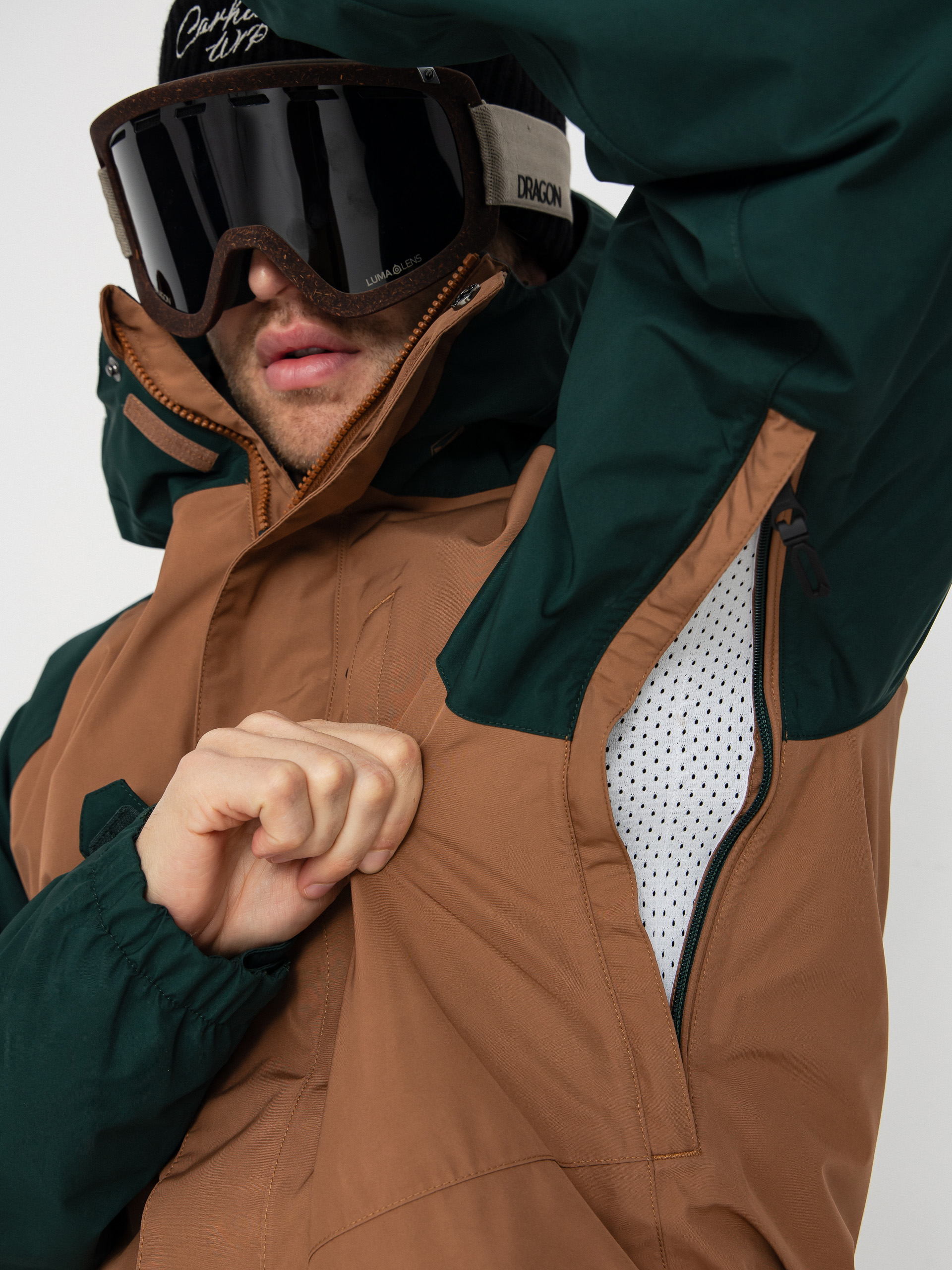 Pánská Snowboardová bunda Volcom Dua Ins Gore Tex (terra brown)