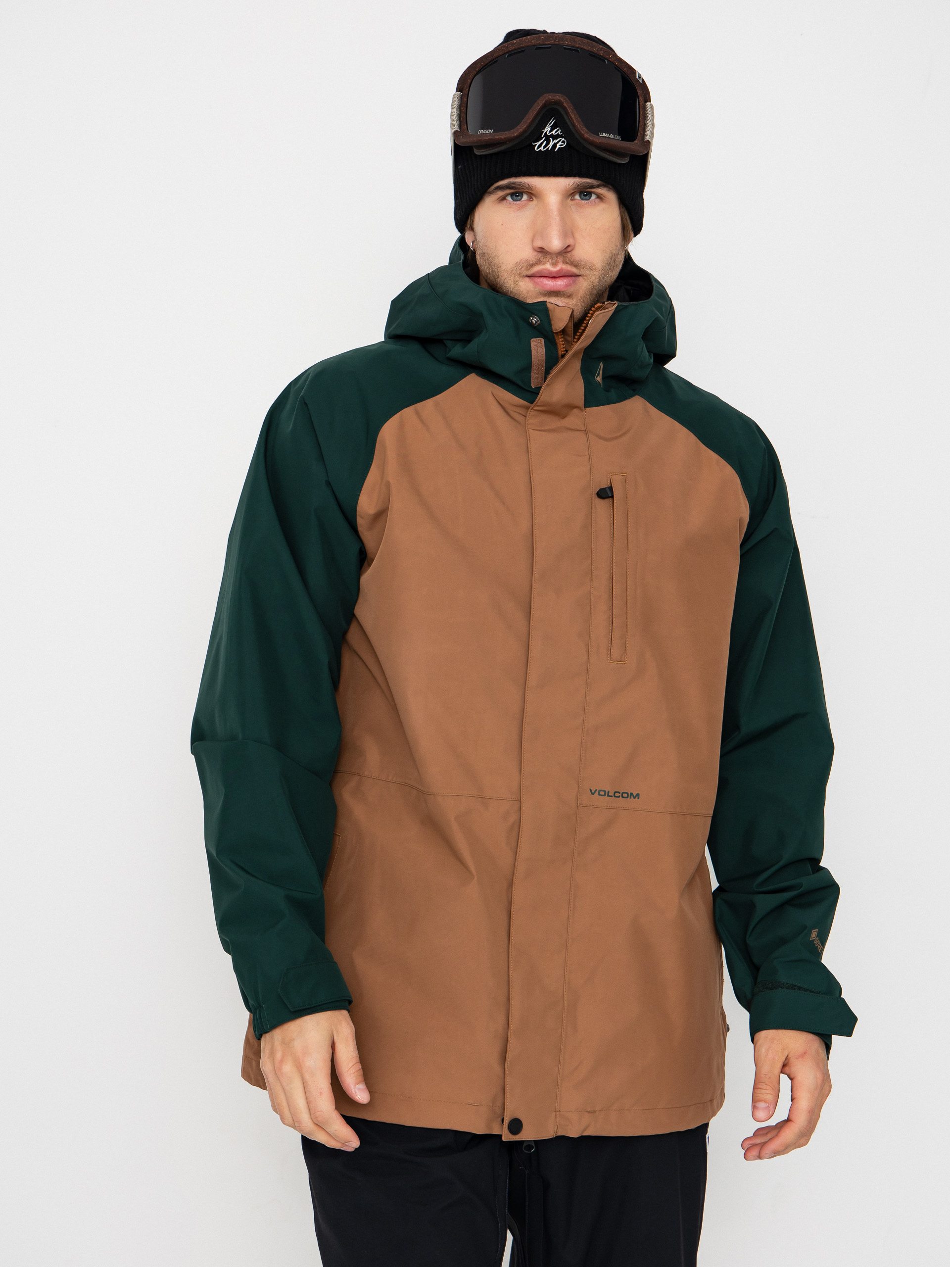 Pánská Snowboardová bunda Volcom Dua Gore Tex (terra brown)