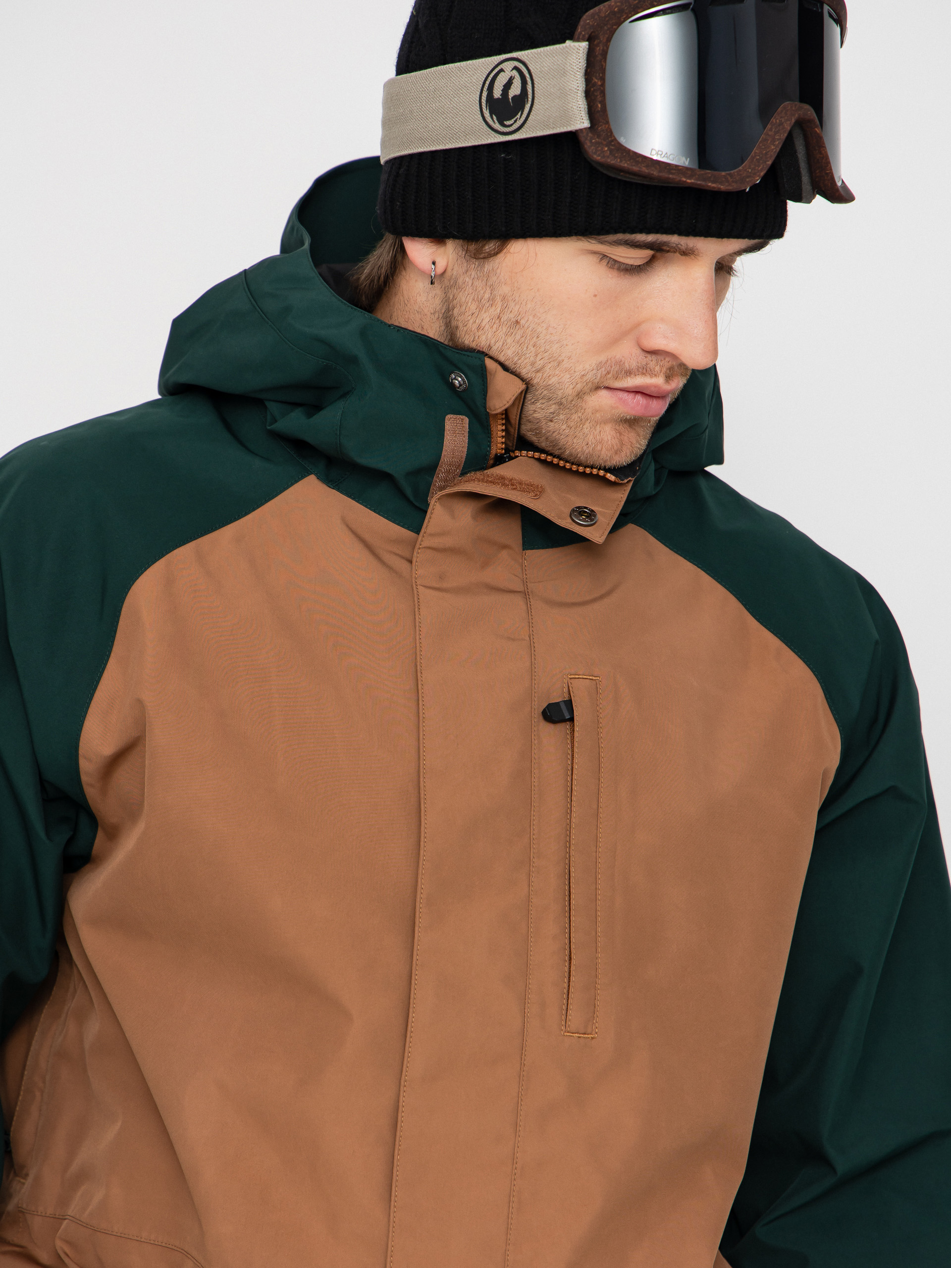 Pánská Snowboardová bunda Volcom Dua Gore Tex (terra brown)