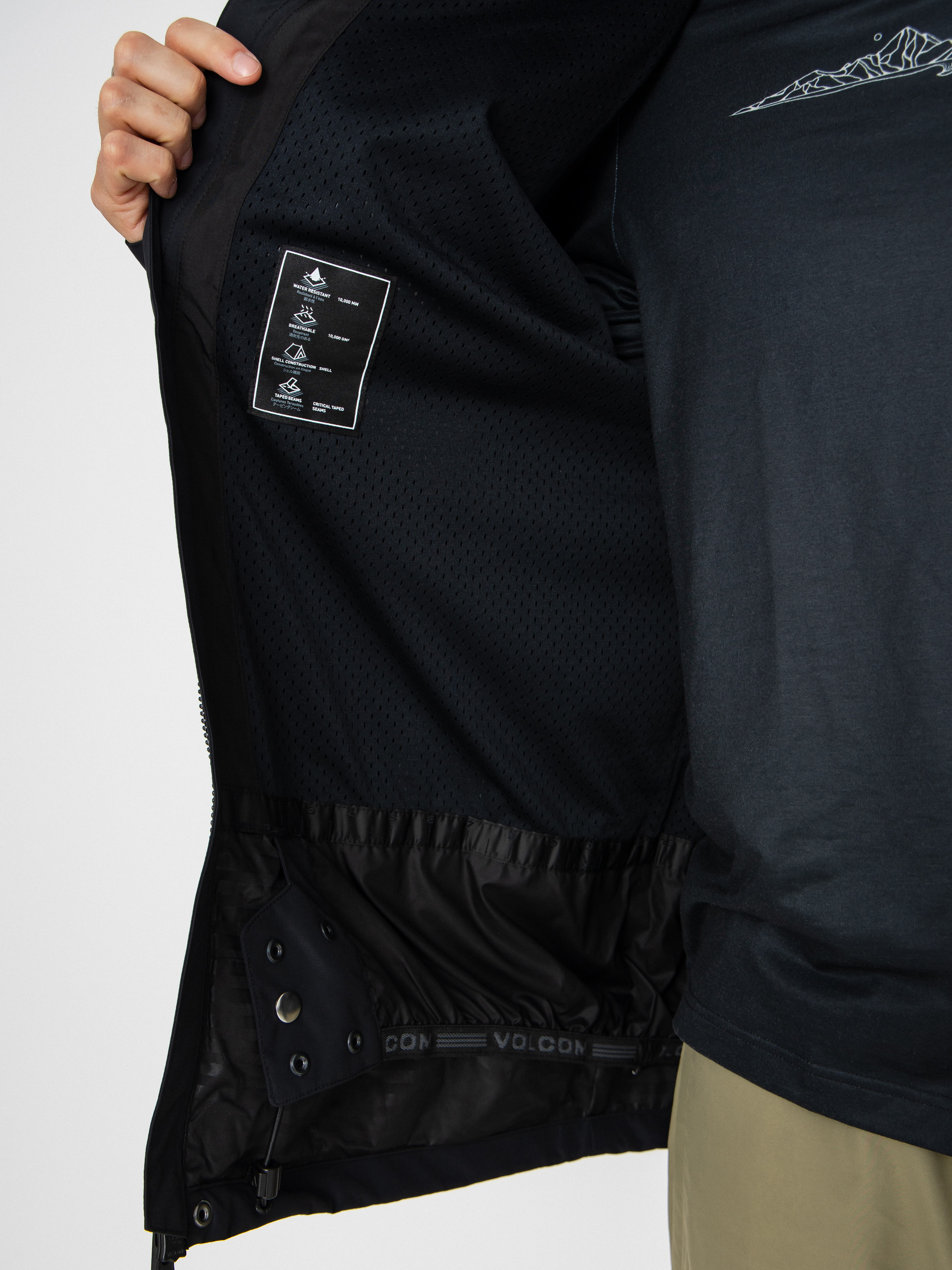 Pánská Snowboardová bunda Volcom Buckthreeeighty (black)