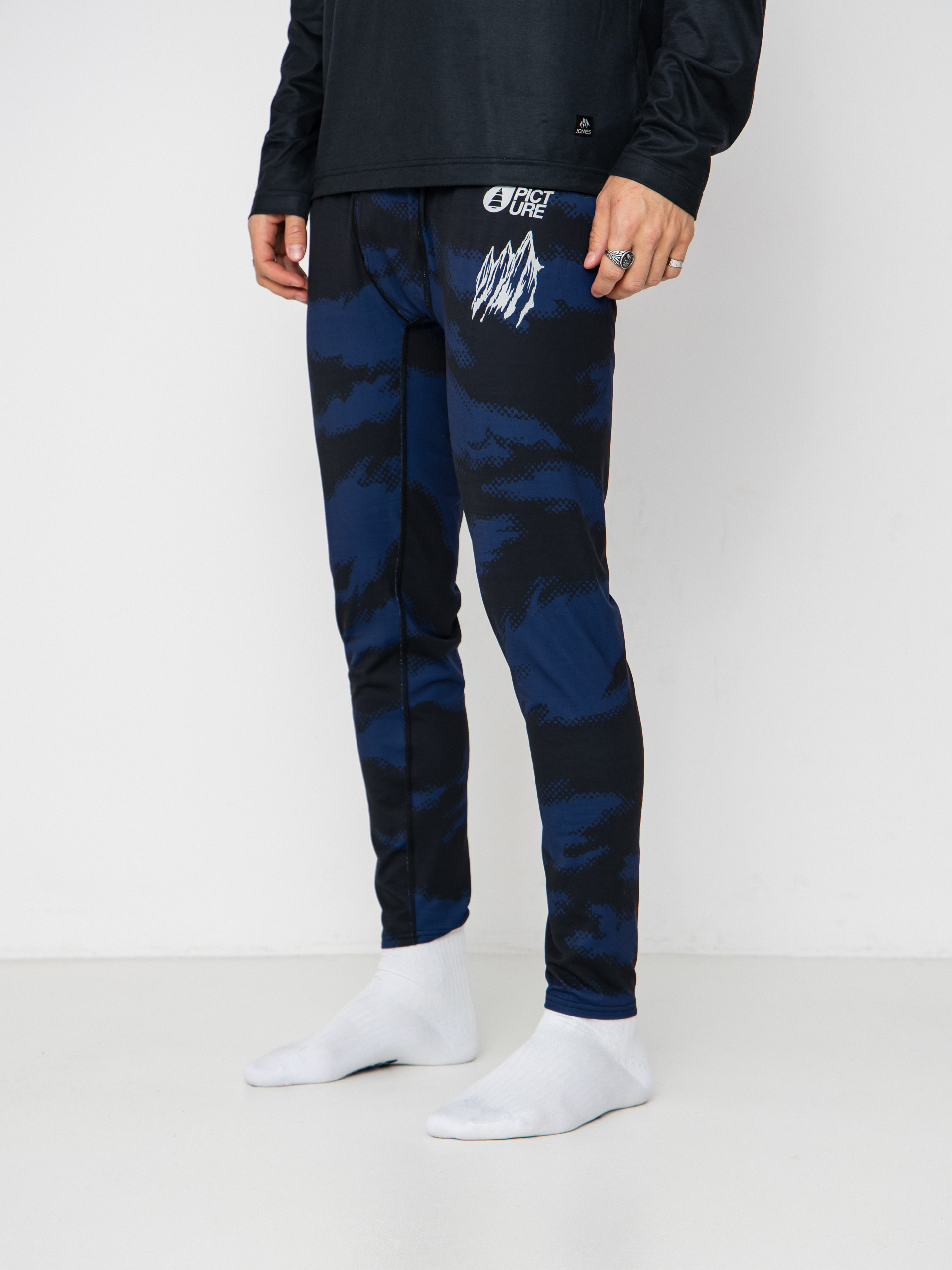 Pánské Termoleginy Picture Lhotse Printed (retro fusion print)