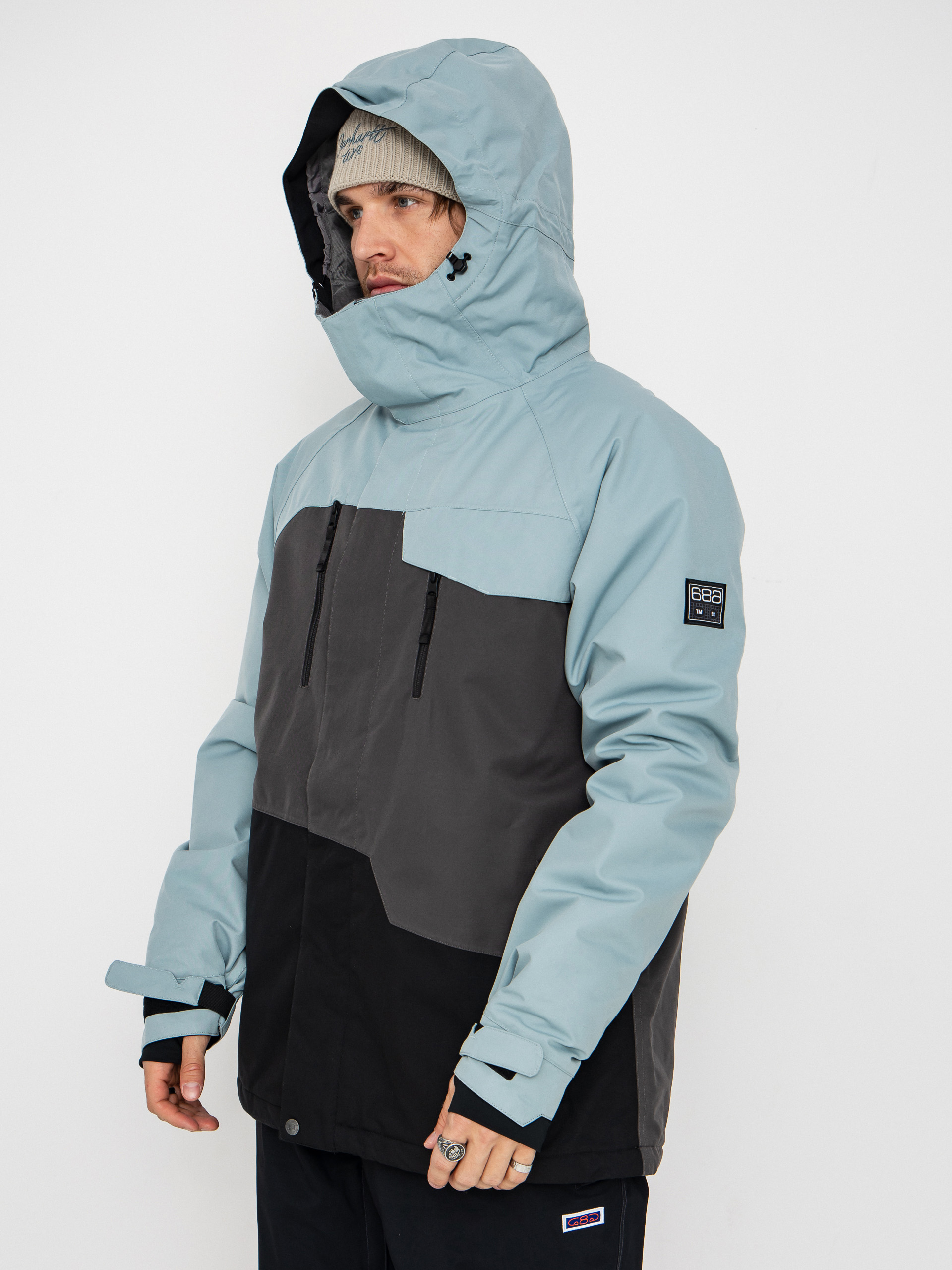 Pánská Snowboardová bunda 686 Geo Insulated (dusty marine colorblock)