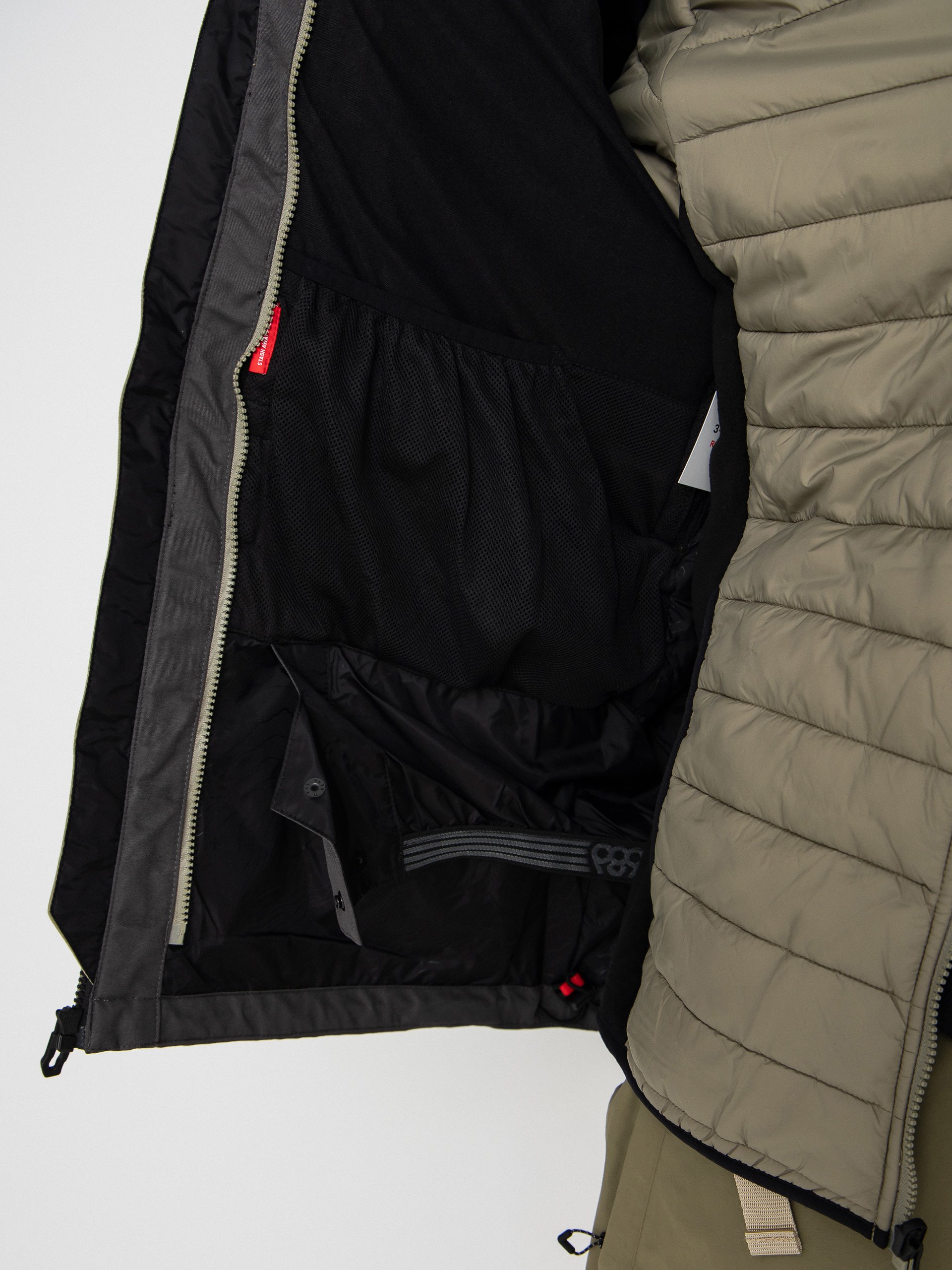 Pánská Snowboardová bunda 686 Smarty 3 In 1 Form (sage colorblock)