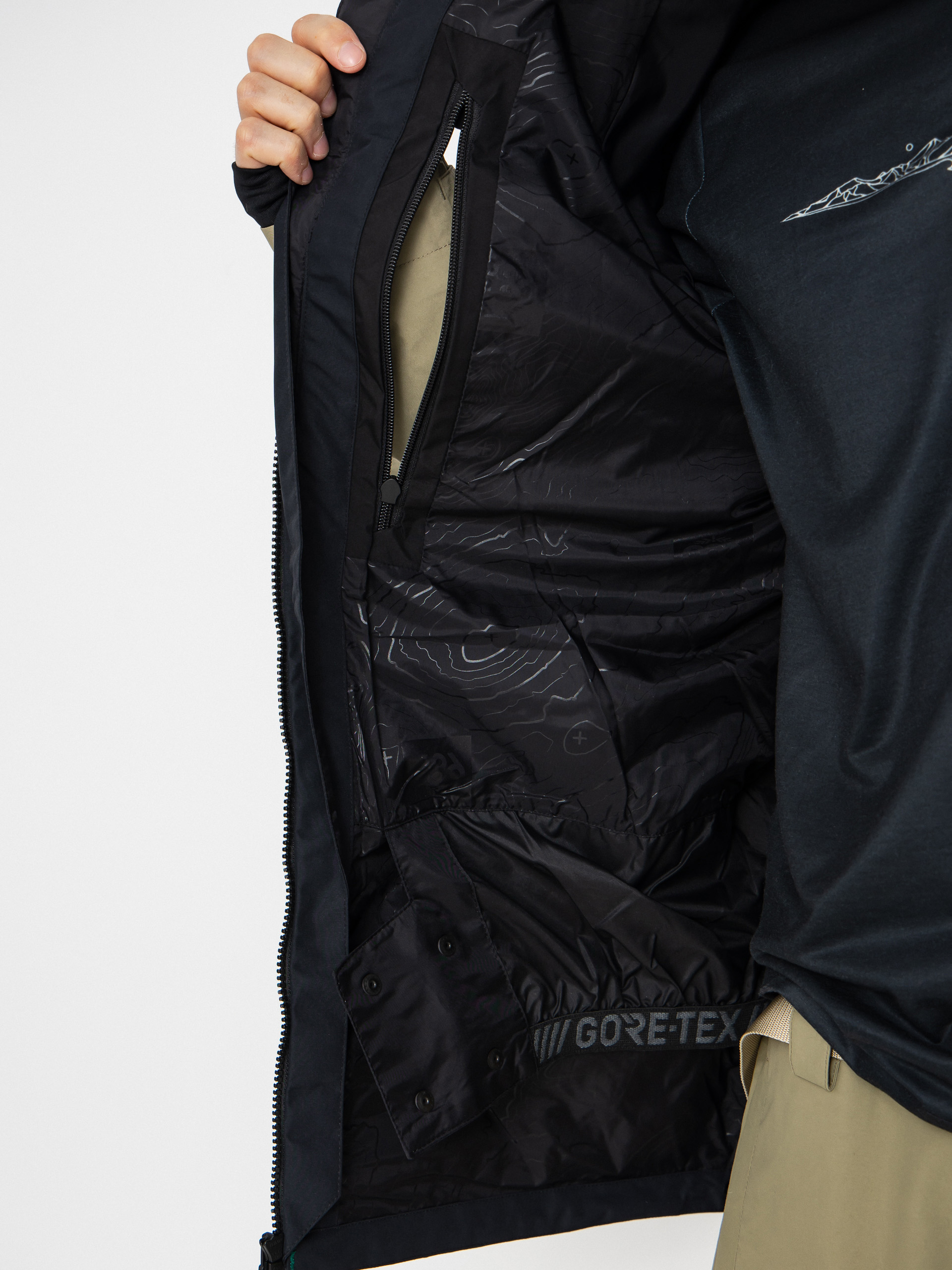 Pánská Snowboardová bunda 686 Gore-TeX Core (sage colorblock)