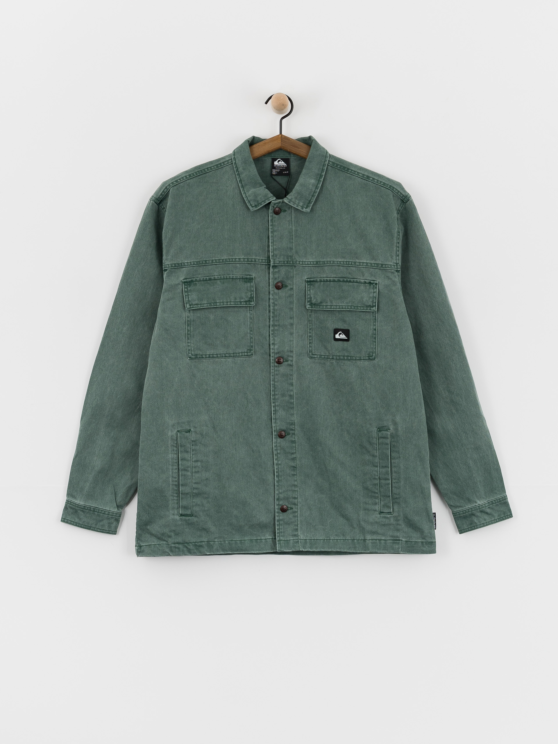 Košile Quiksilver Mohab Washed Twill (trekking green)