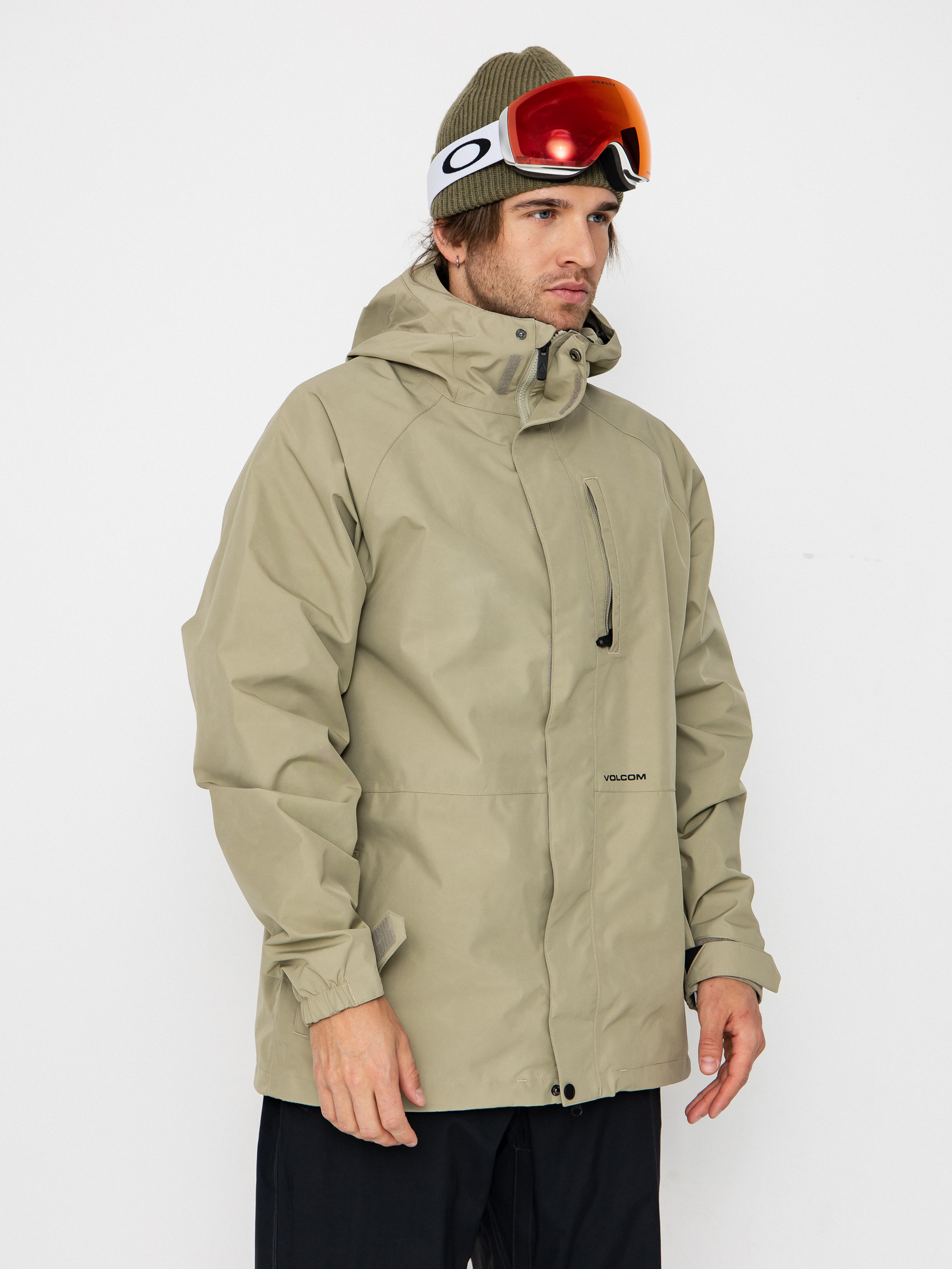 Pánská Snowboardová bunda Volcom Dua Gore Tex (moss green)