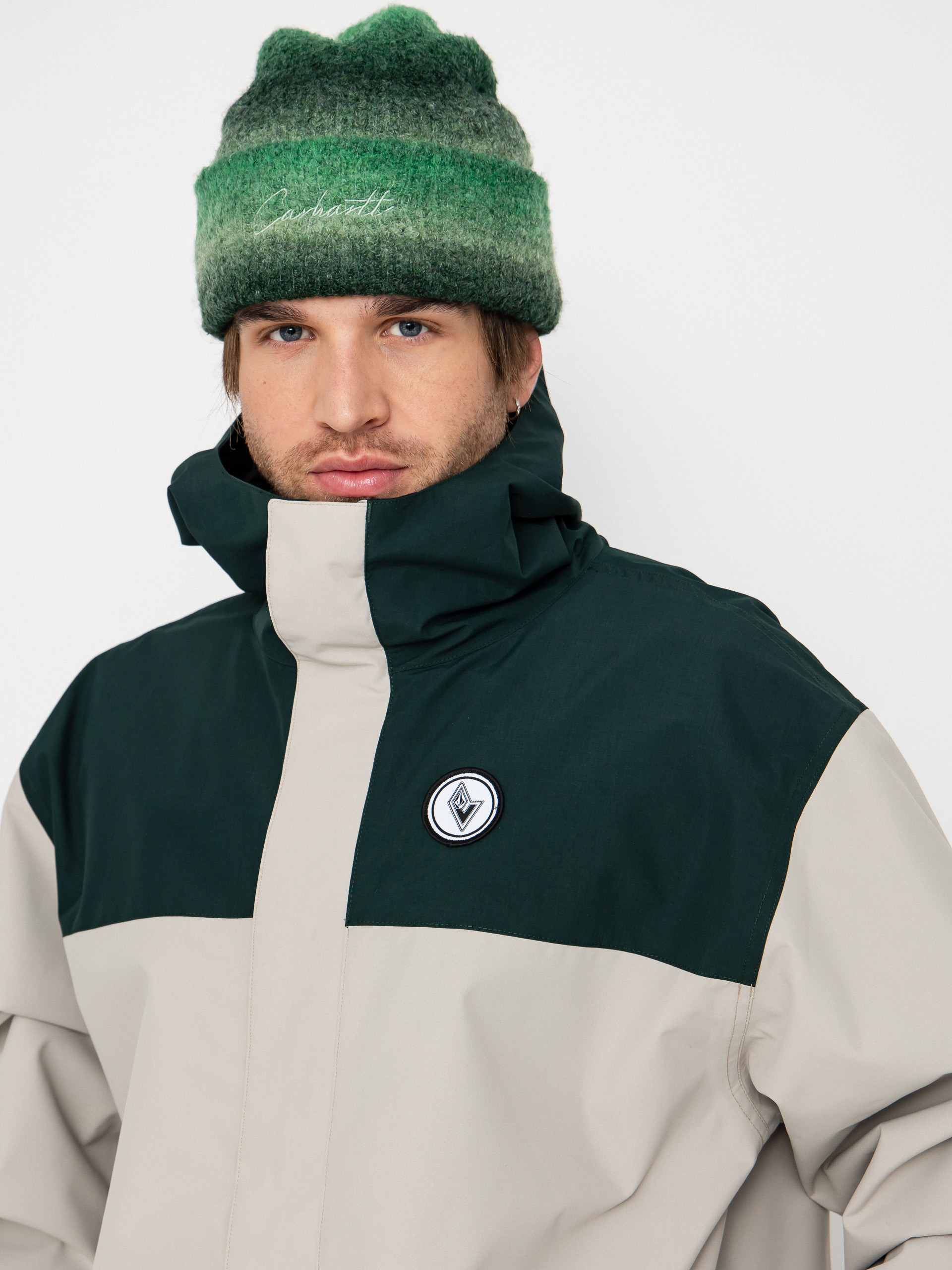 Pánská Snowboardová bunda Volcom Buckthreeeighty (stone)