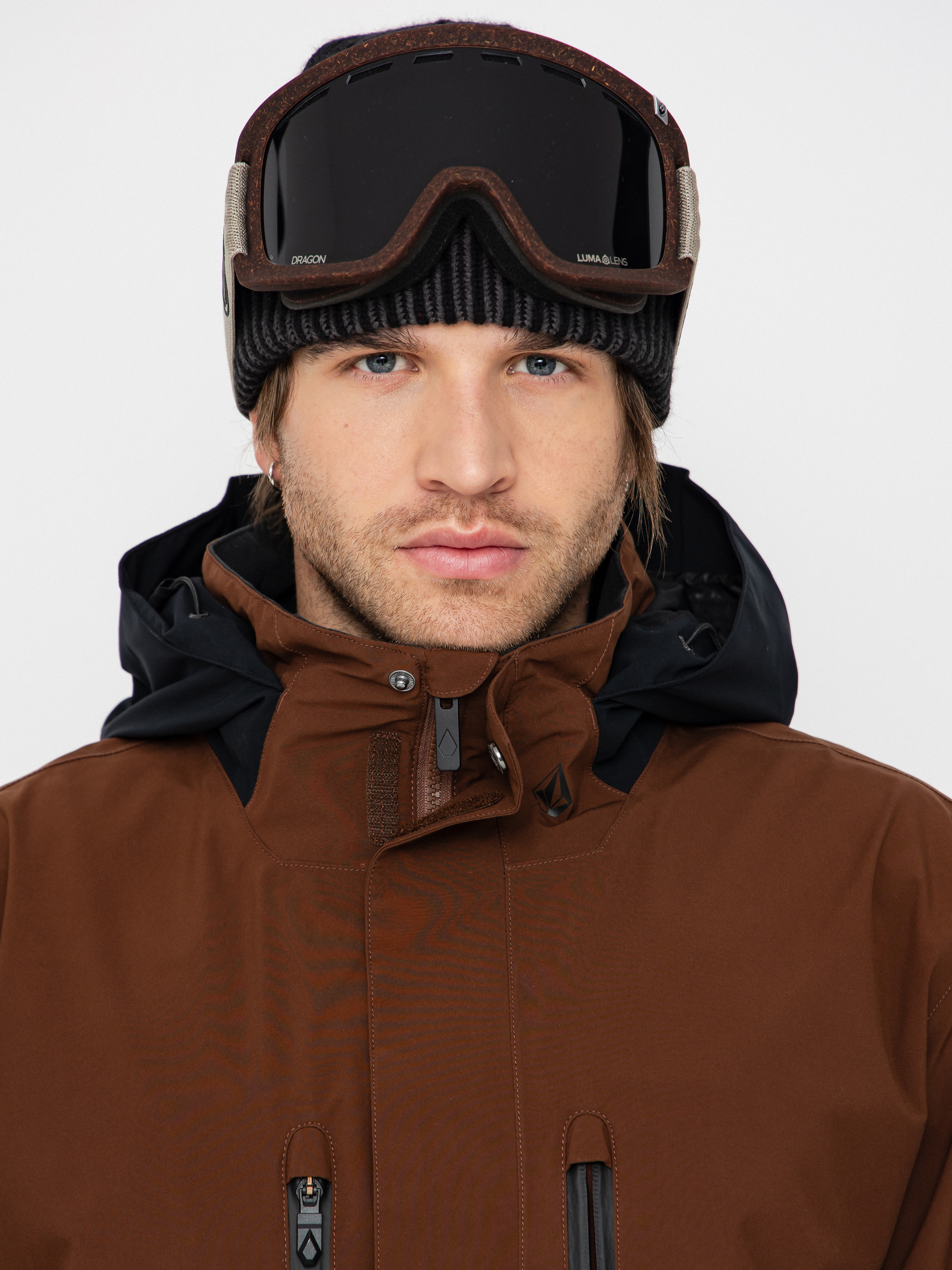 Pánská Snowboardová bunda Volcom Rnge Stretch 30K (brown)