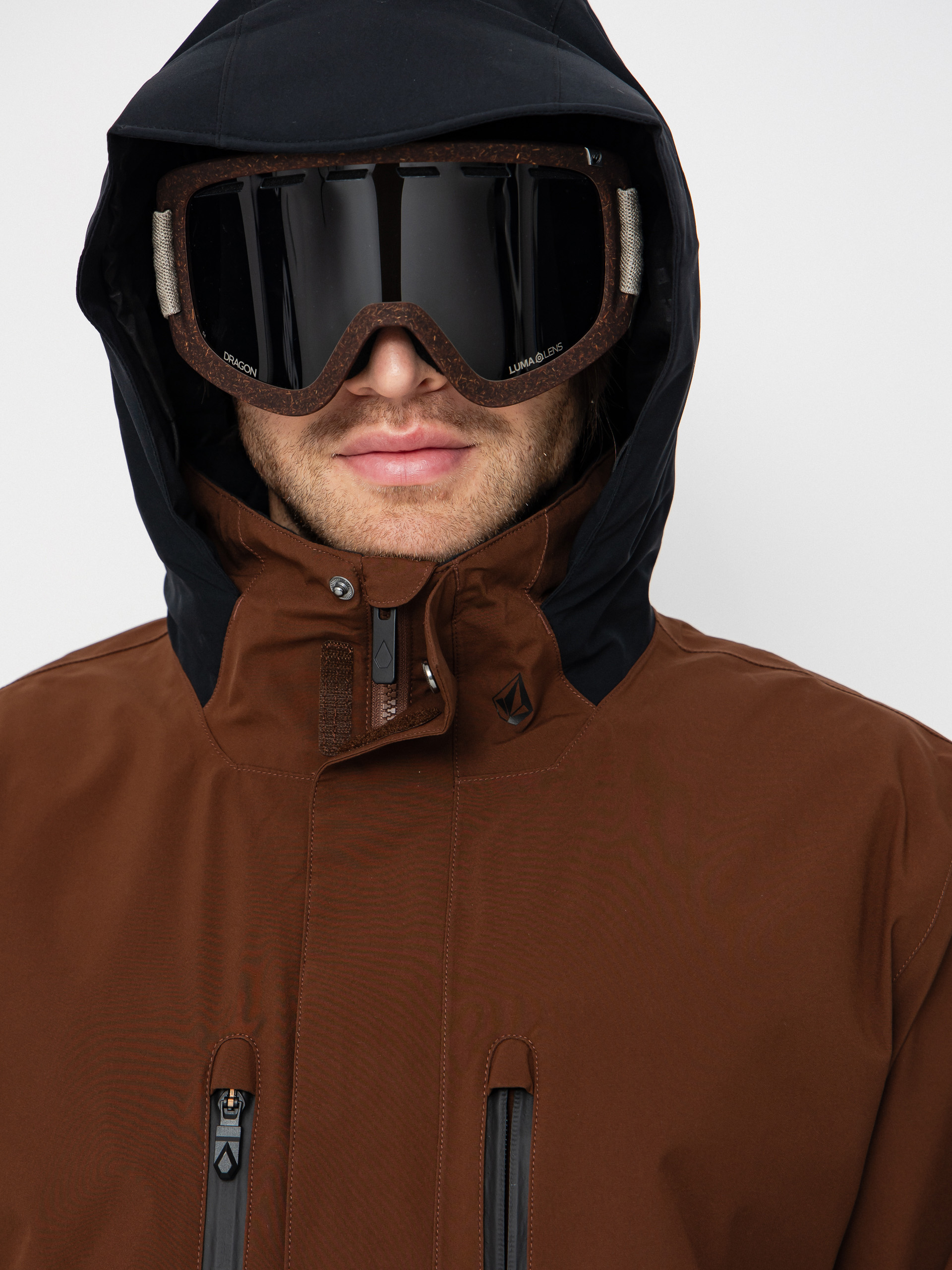 Pánská Snowboardová bunda Volcom Rnge Stretch 30K (brown)