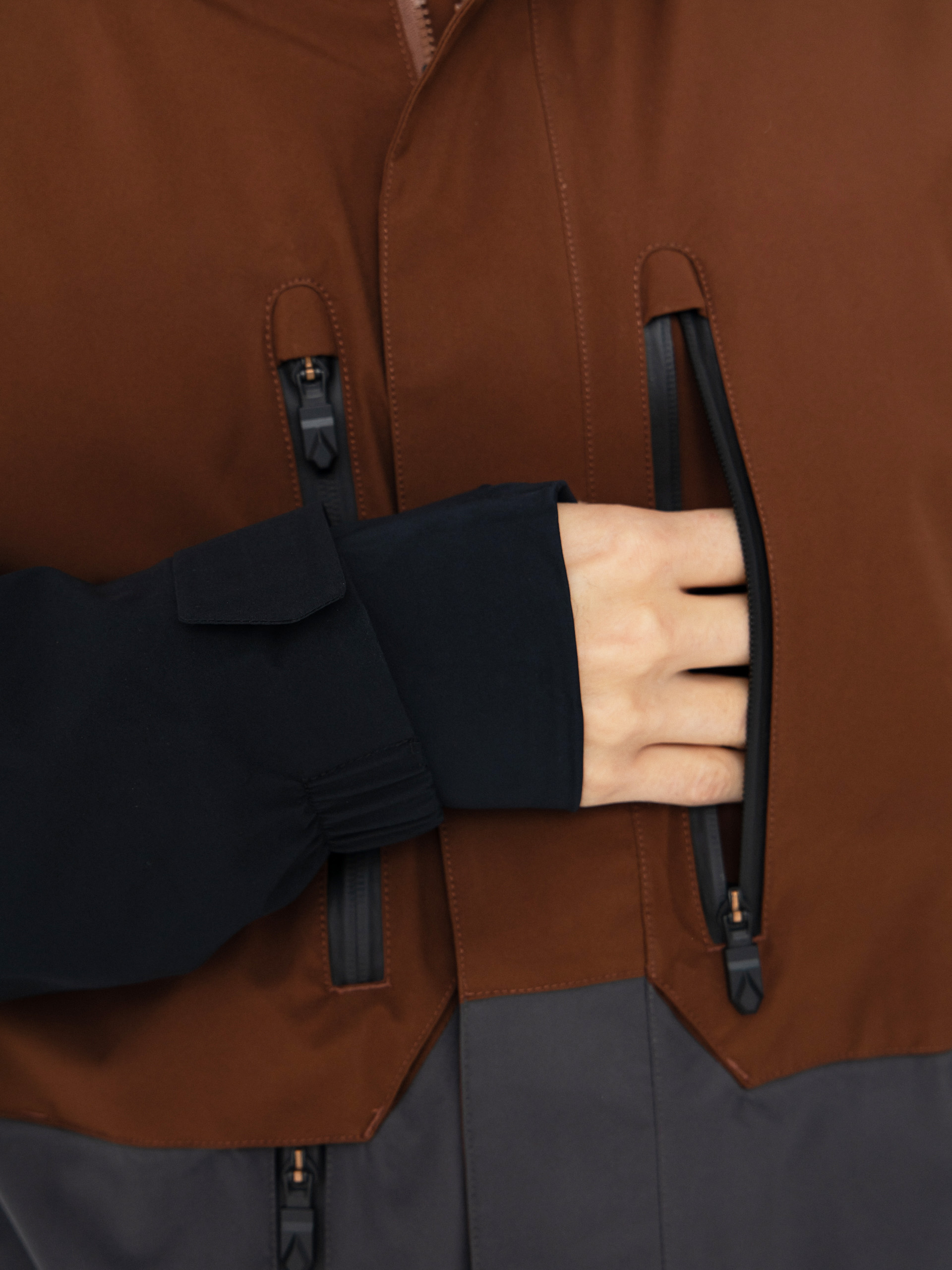 Pánská Snowboardová bunda Volcom Rnge Stretch 30K (brown)