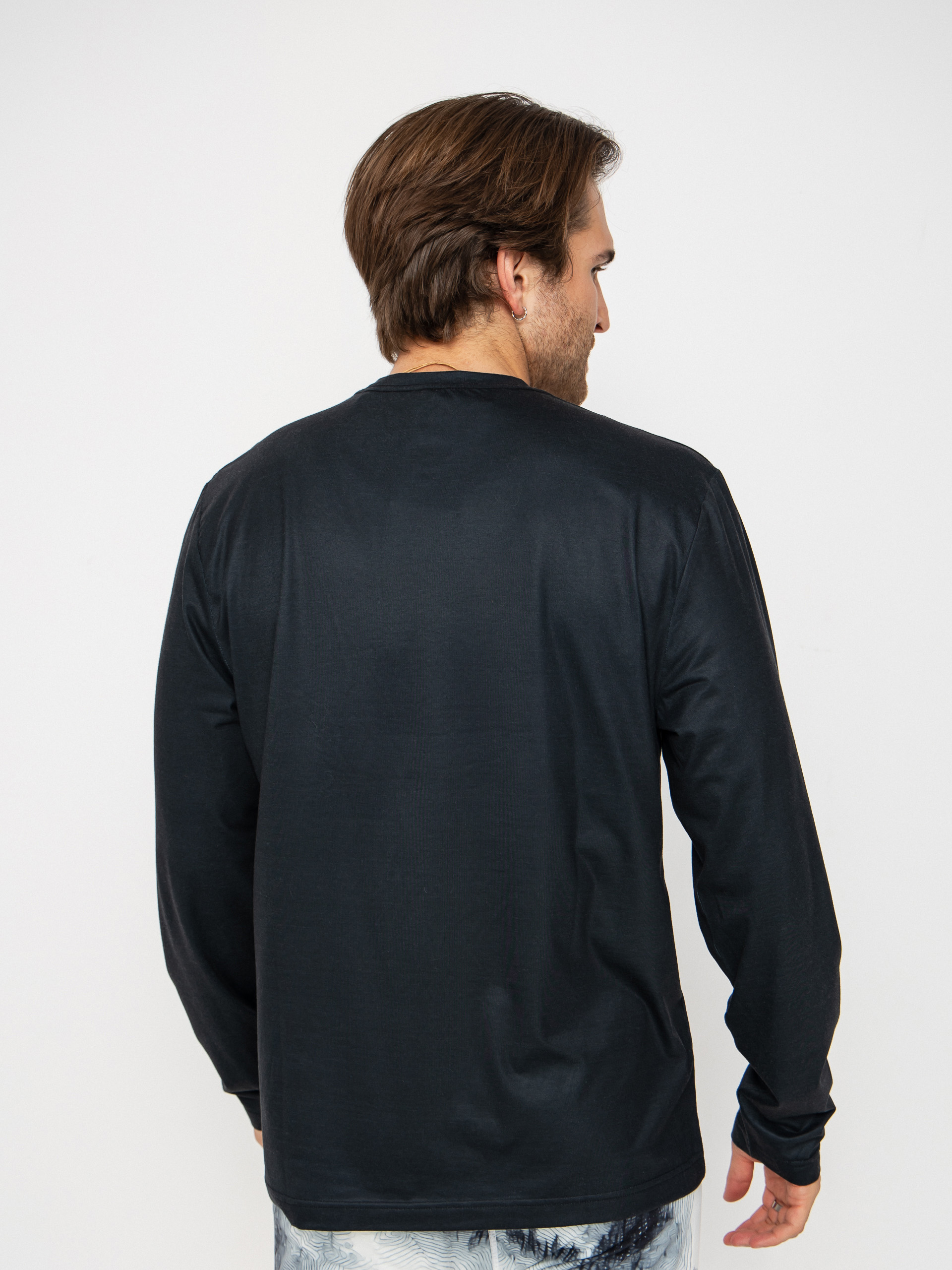 Košile Jones Snowboards Rec Tech Ls (stealth black)