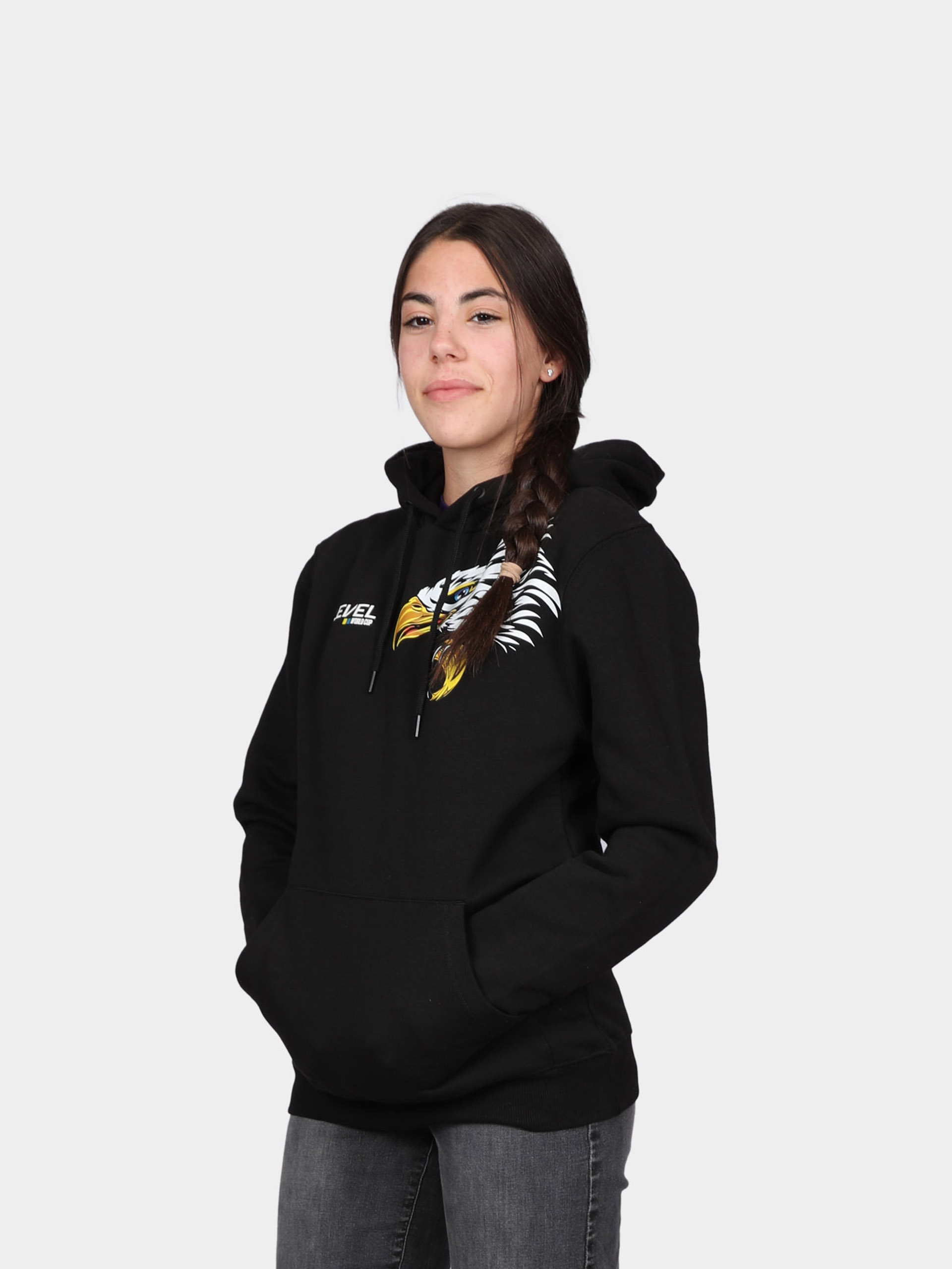 Mikina Level Hoodie Level World Cup JR (black)