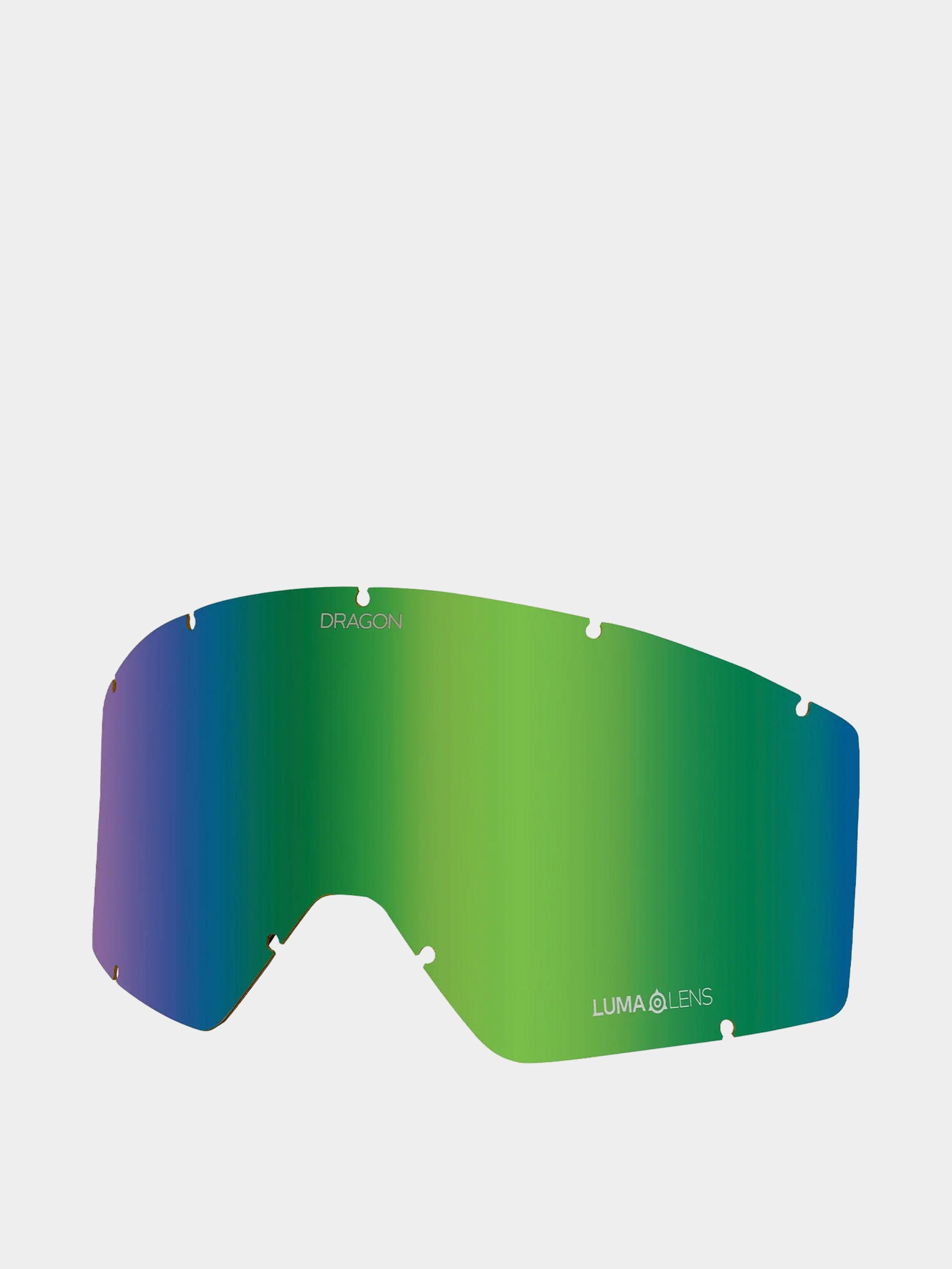 Sklo na snowboardové brýle  Dragon DX3 (lumalens green ion)