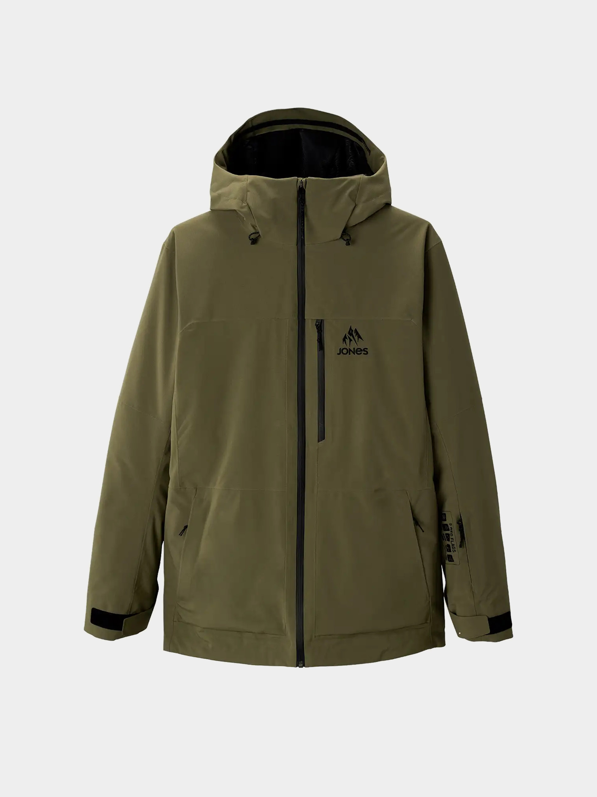 Snowboardovu00e1 bunda Jones Snowboards Mtn Surf Rec (moss green)