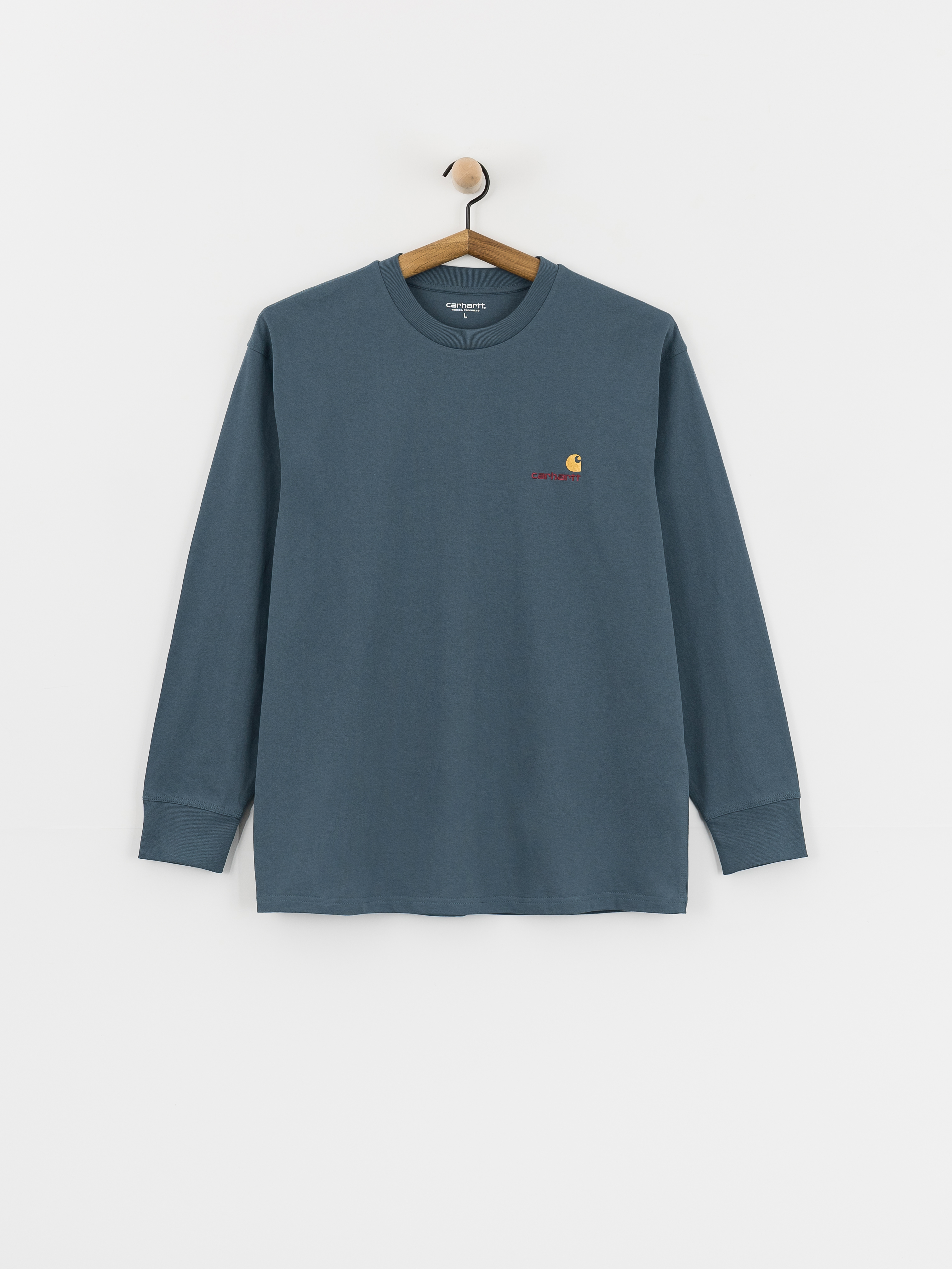 Triko Carhartt WIP American Script (office blue)