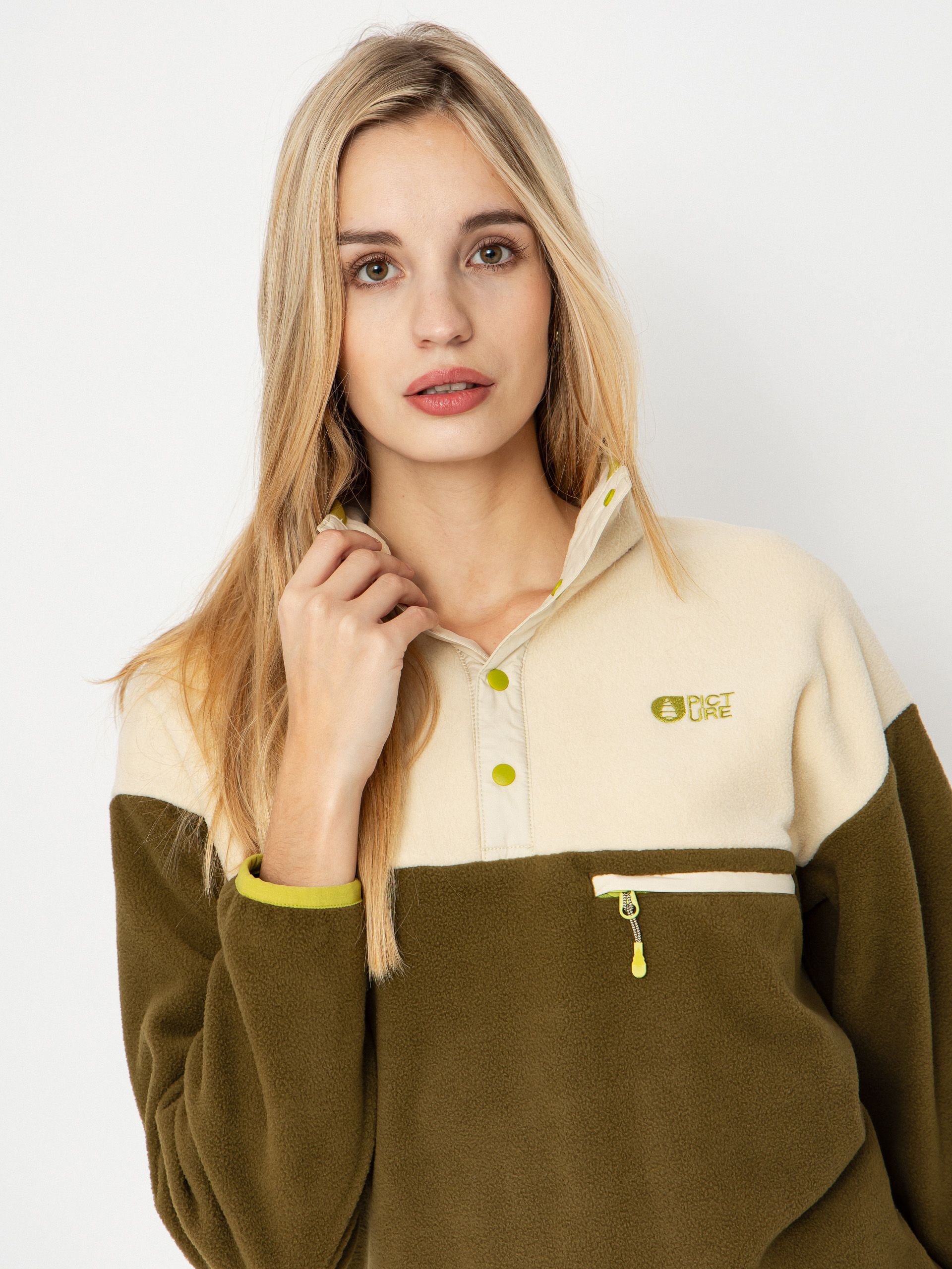 Dámský Fleecová mikina Picture Arcca 1/4 Zip (tobacco)