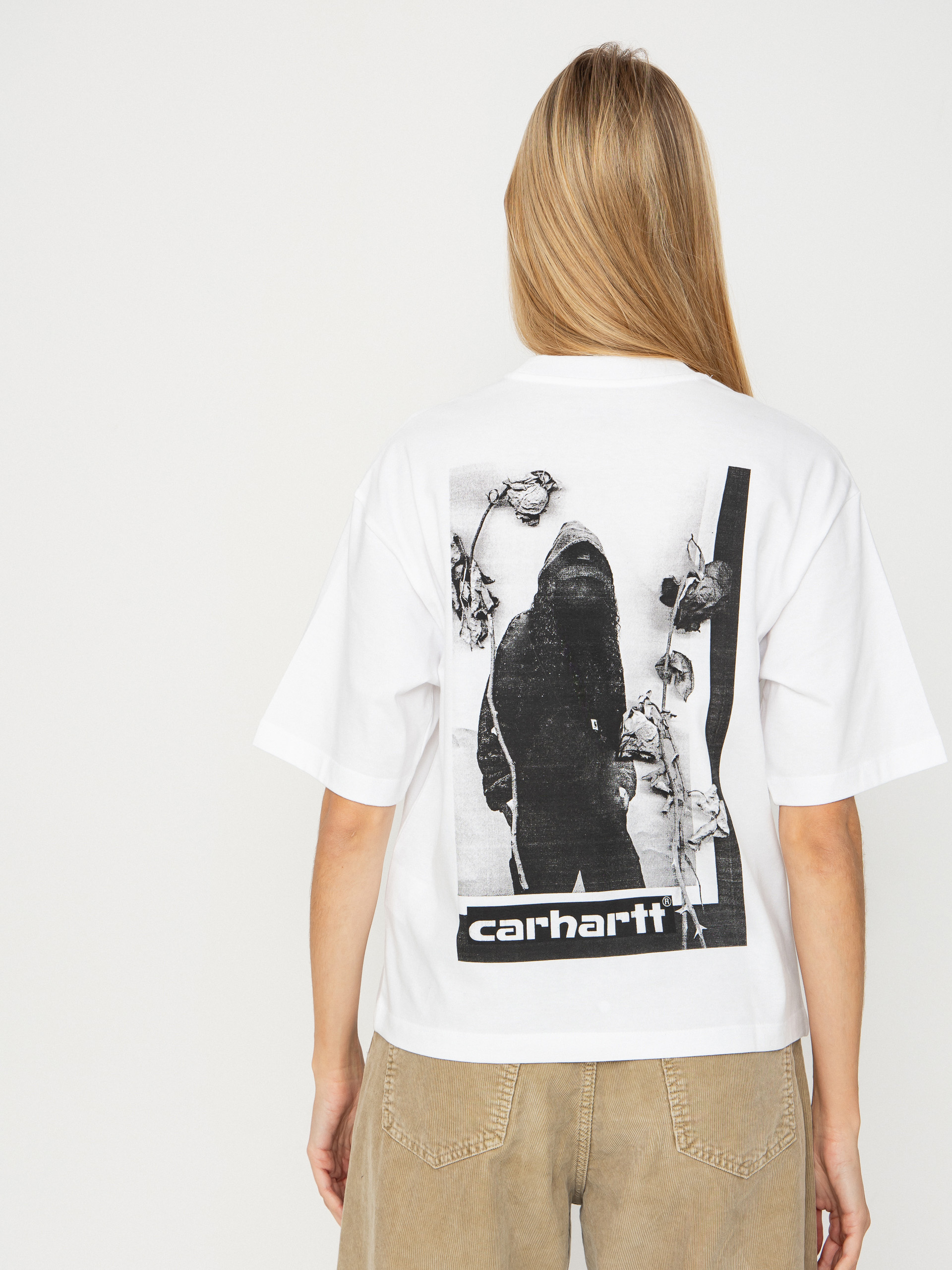 Tričko Carhartt WIP Archive Script Wmn (white)