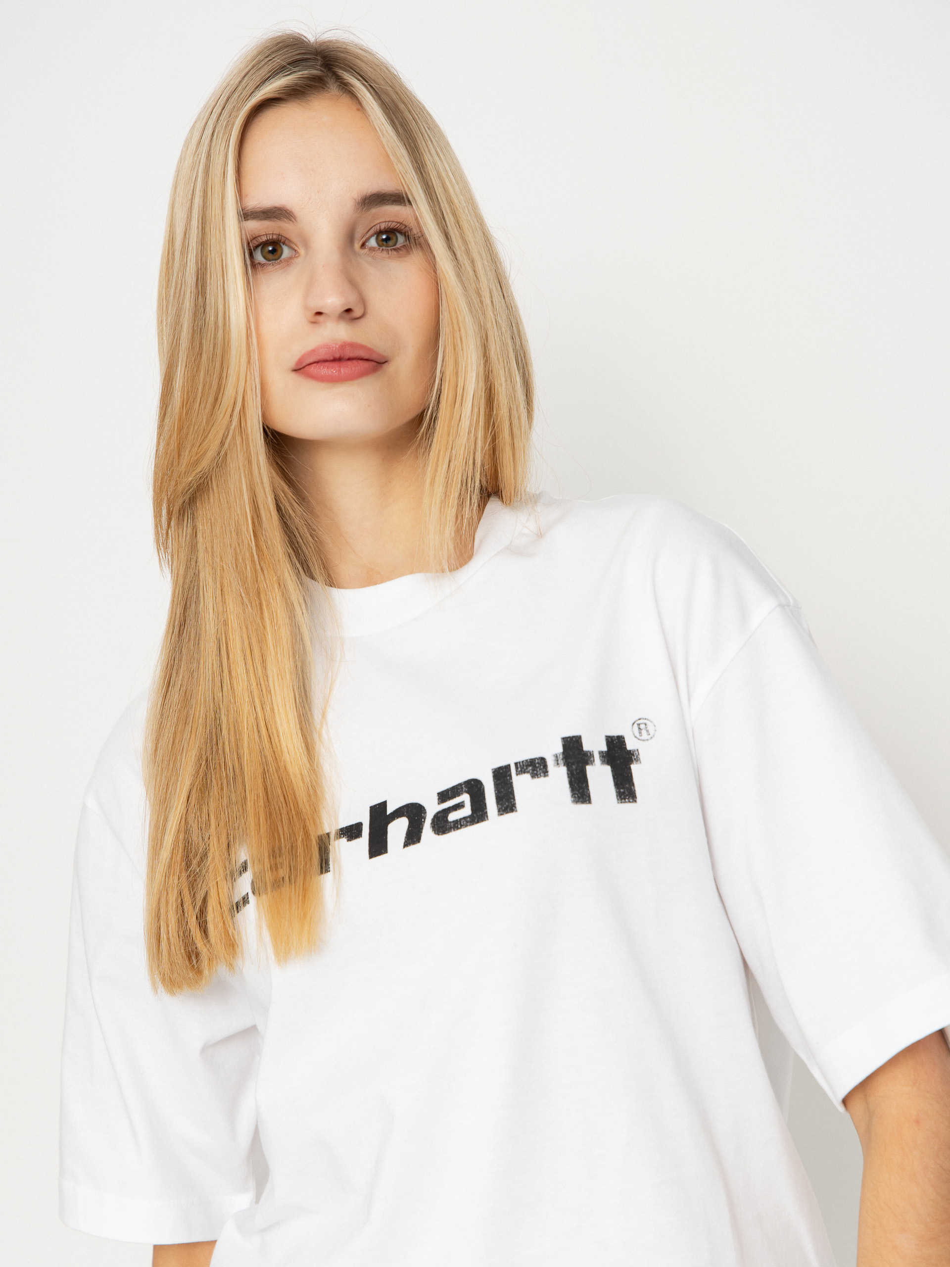 Tričko Carhartt WIP Archive Script Wmn (white)